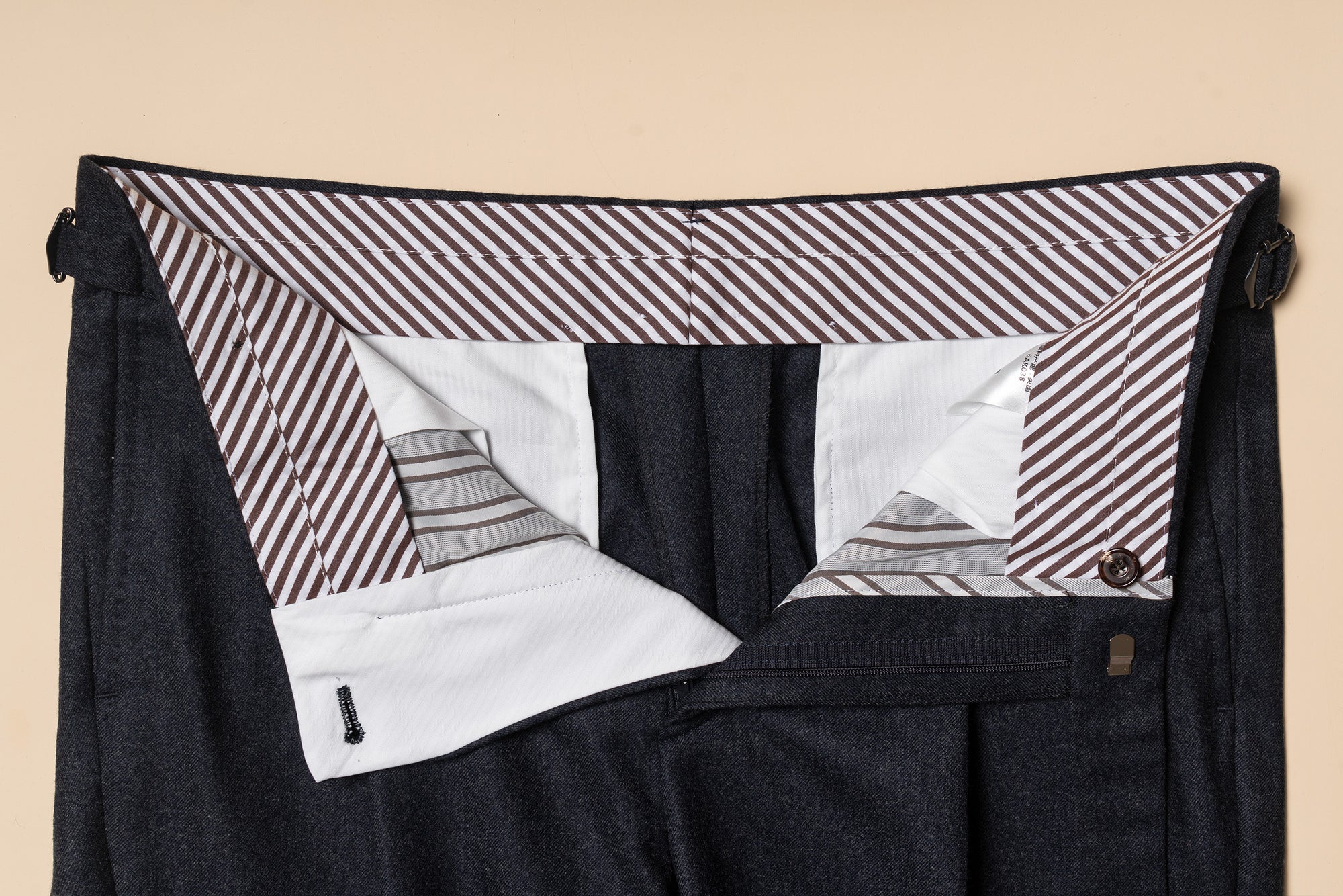 MTO Midnight Twill Worsted Flannel Suit #661