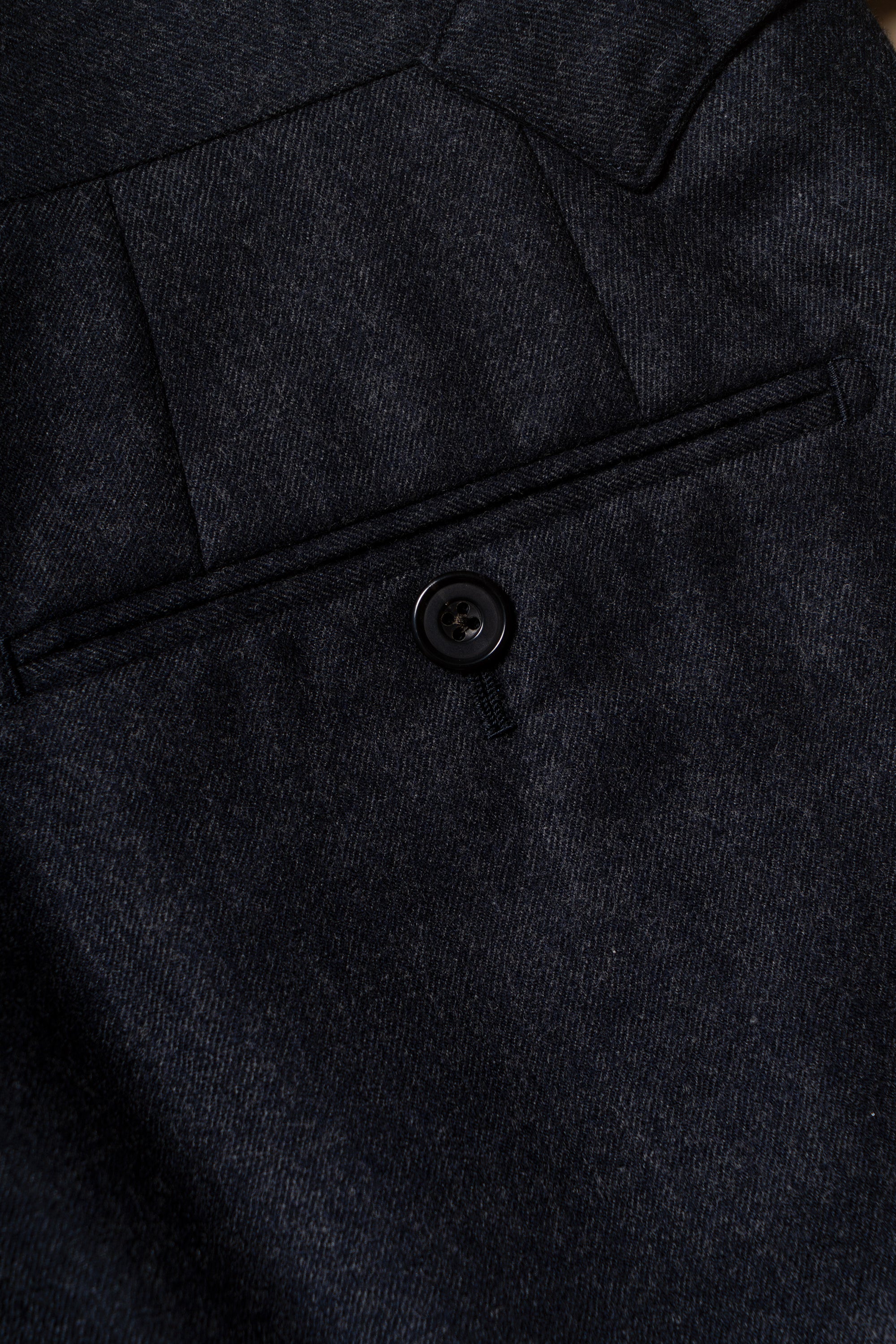 MTO Midnight Twill Worsted Flannel Suit #661