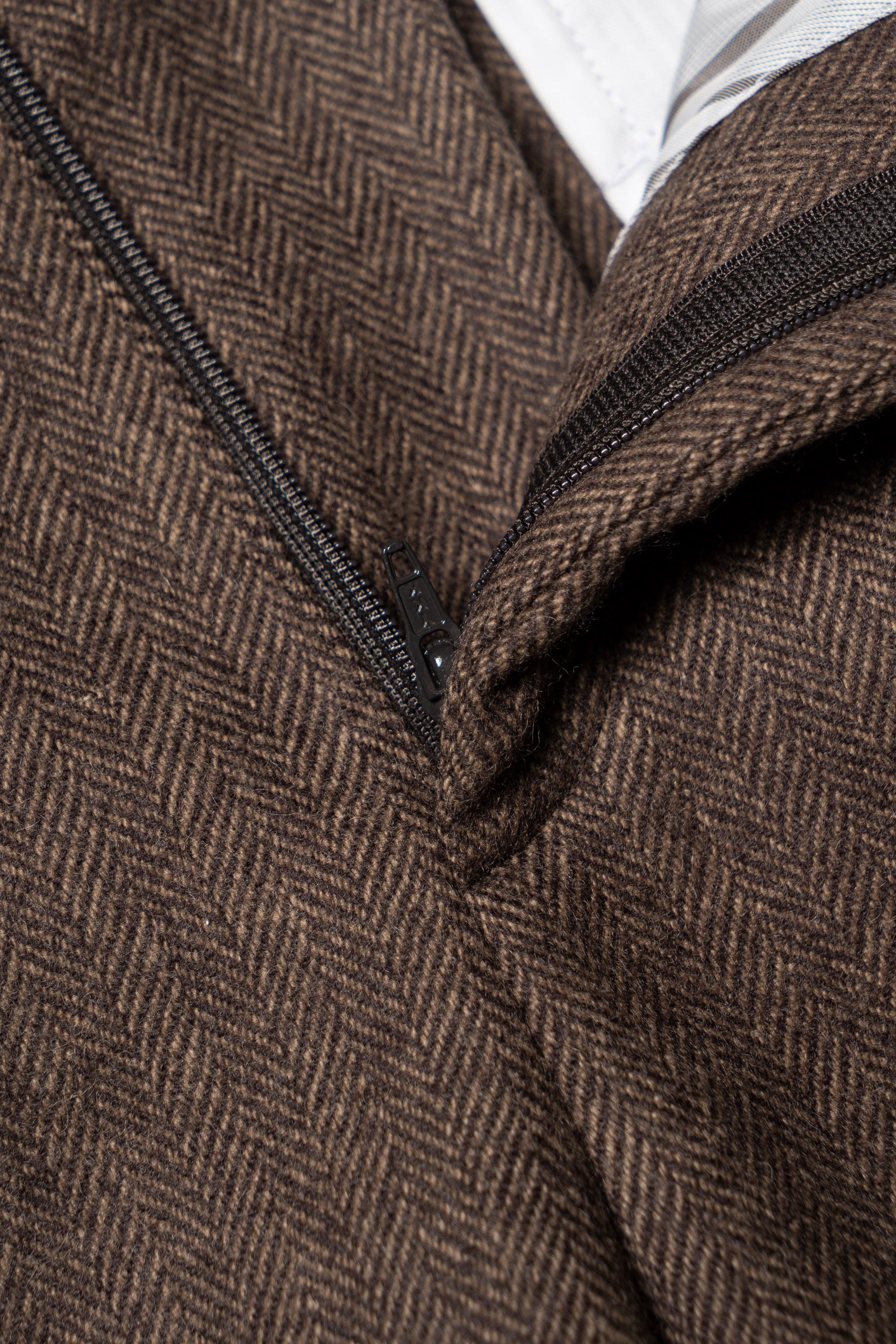 MTO Ochre Herringbone Flannel Suit #660