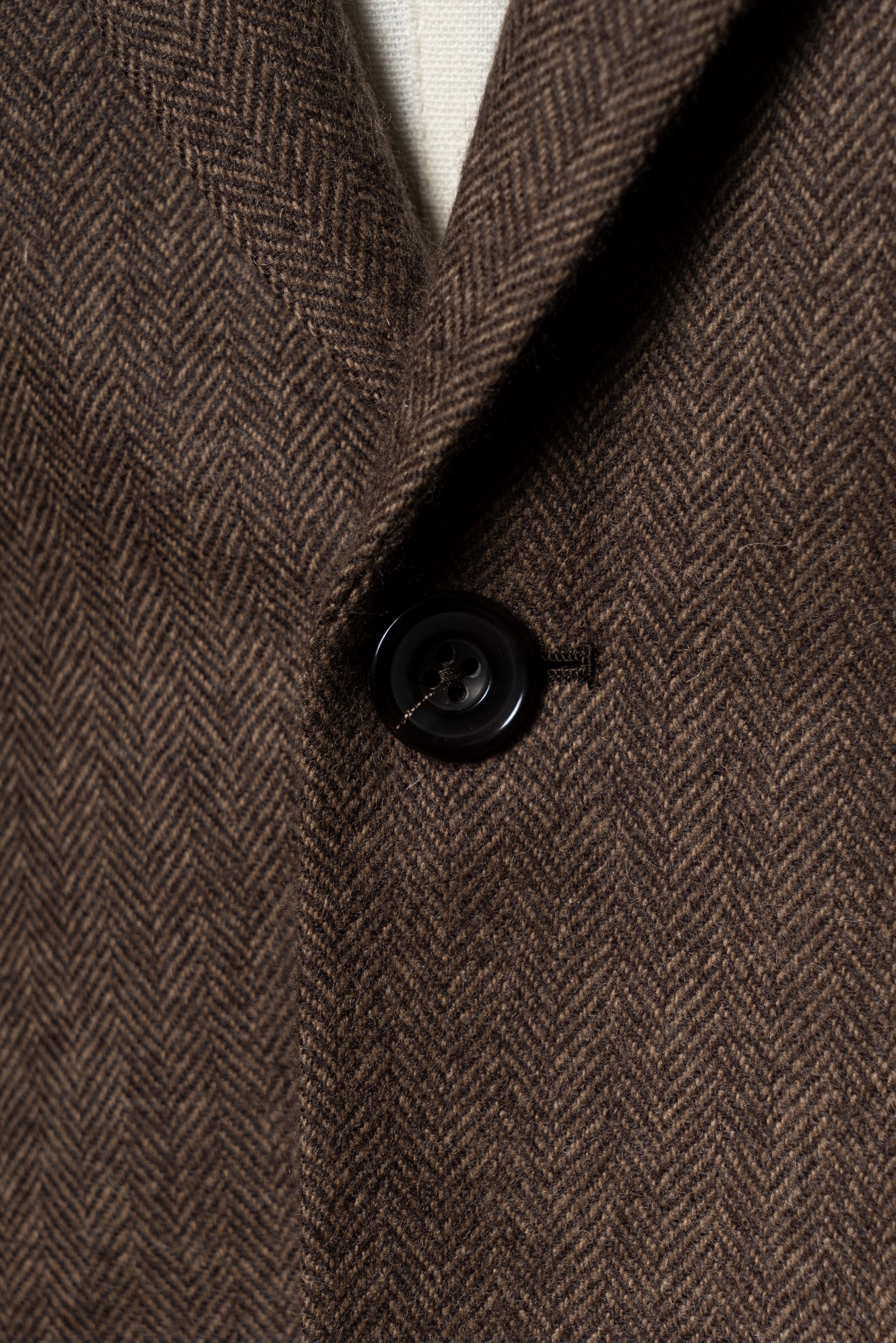 MTO Ochre Herringbone Flannel Suit #660