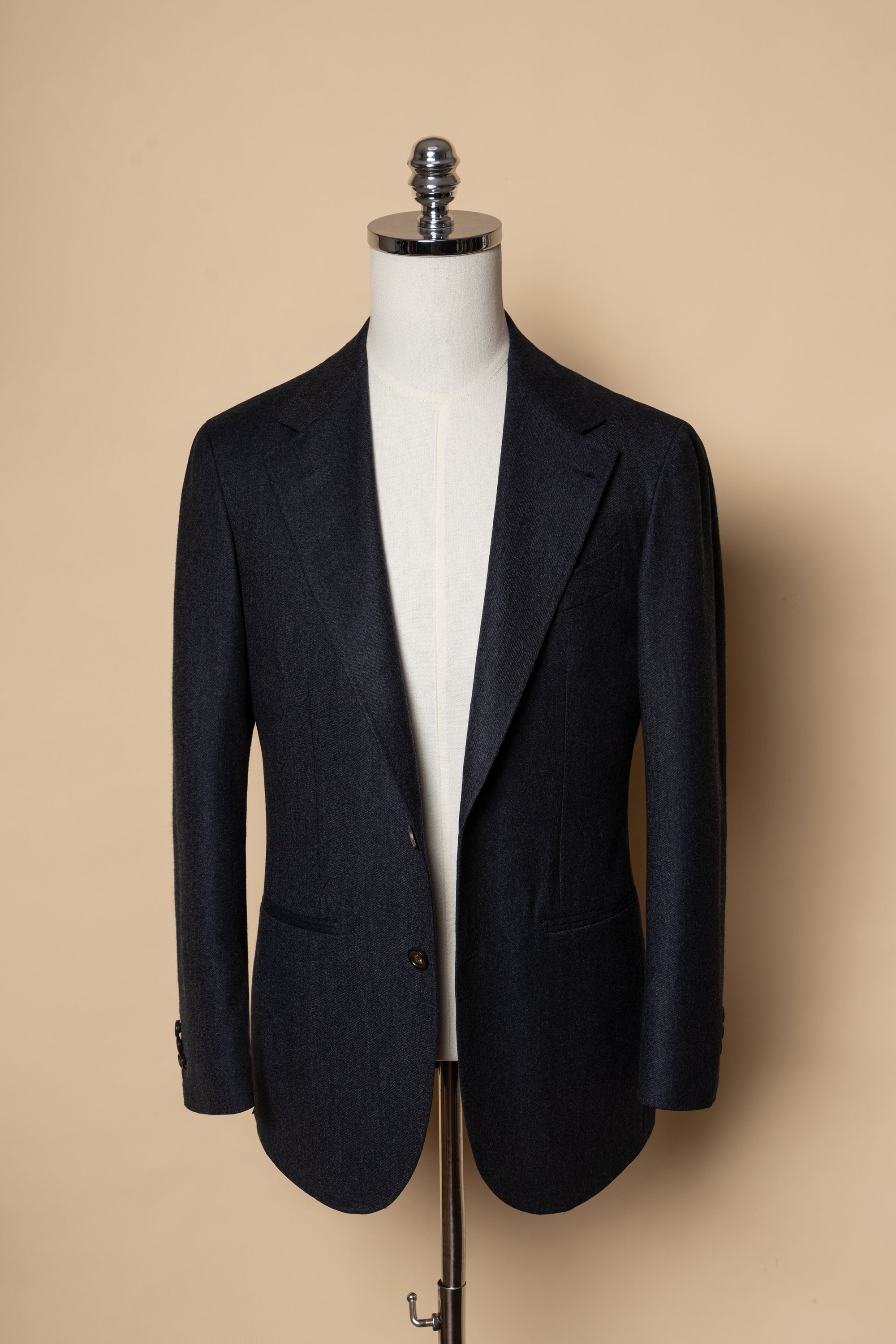 MTO Midnight Twill Worsted Flannel Suit #661