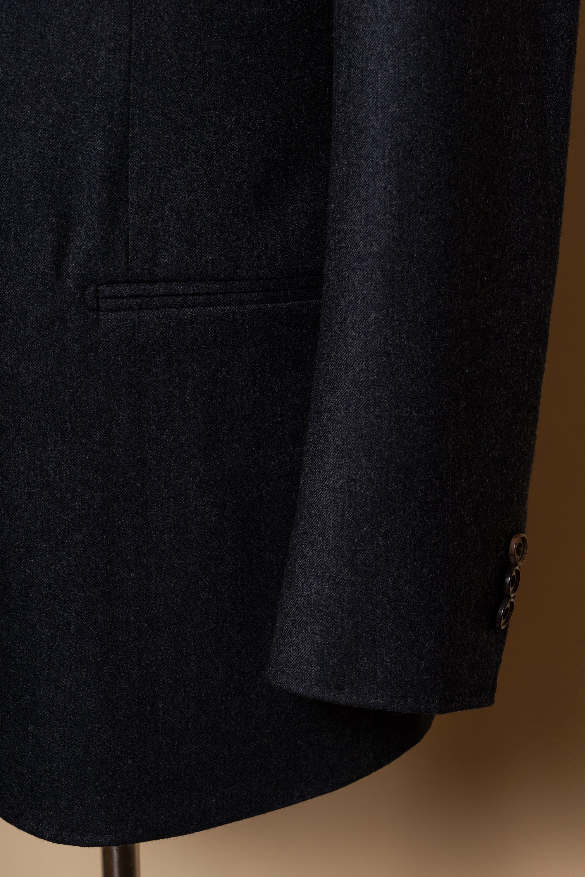 MTO Midnight Twill Worsted Flannel Suit #661