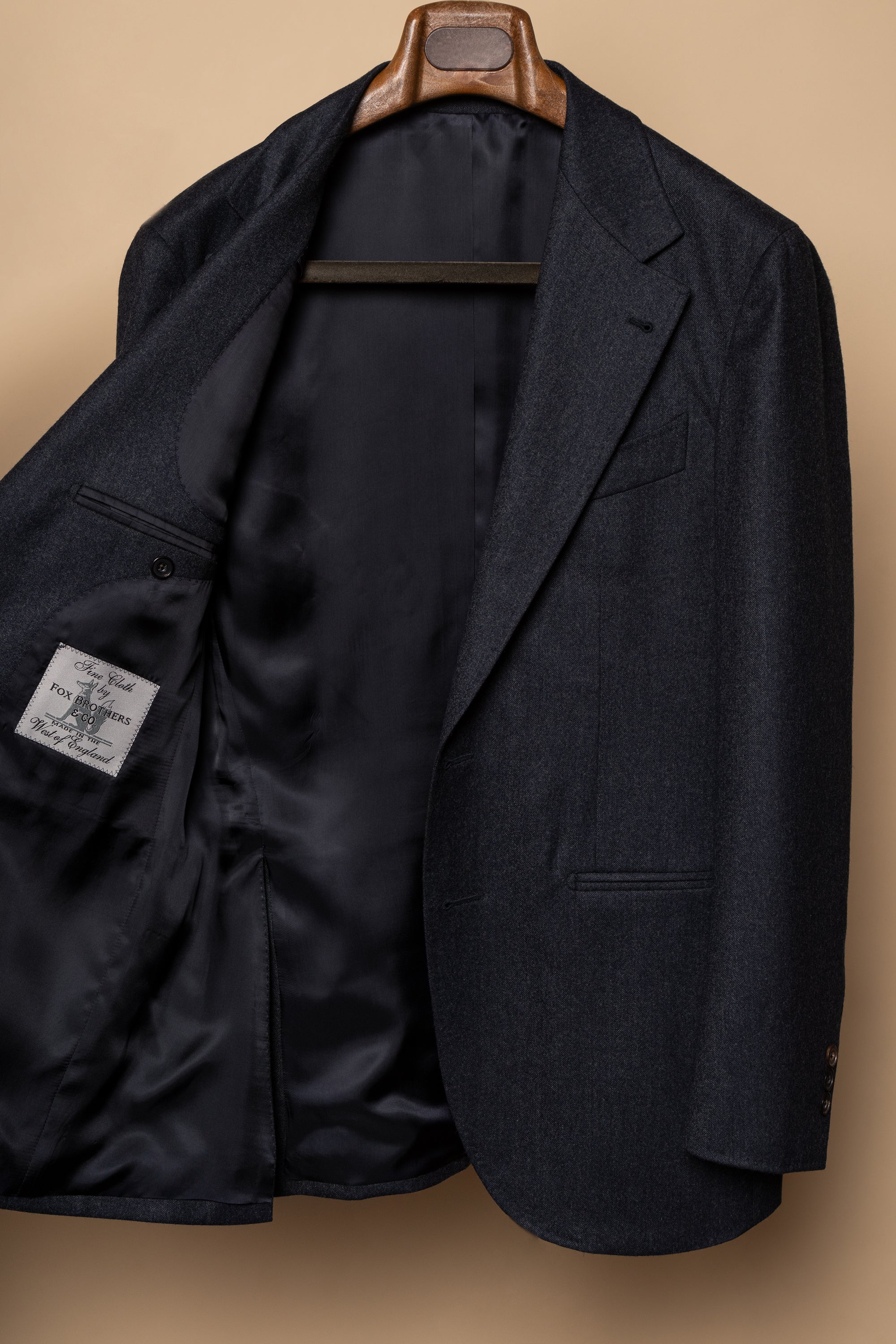 MTO Midnight Twill Worsted Flannel Suit #661