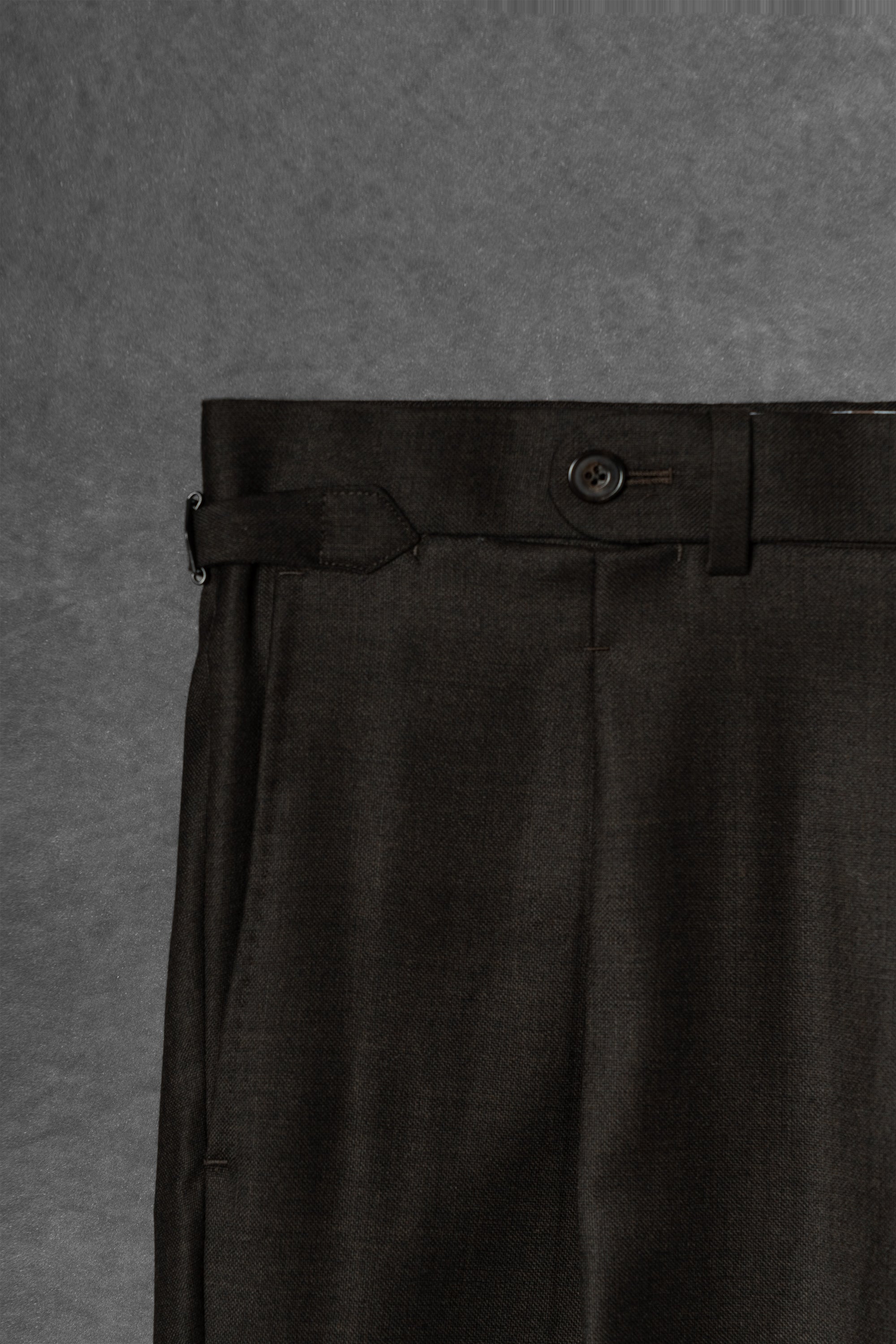 Dark Brown Plain Weave Wool Suit #13