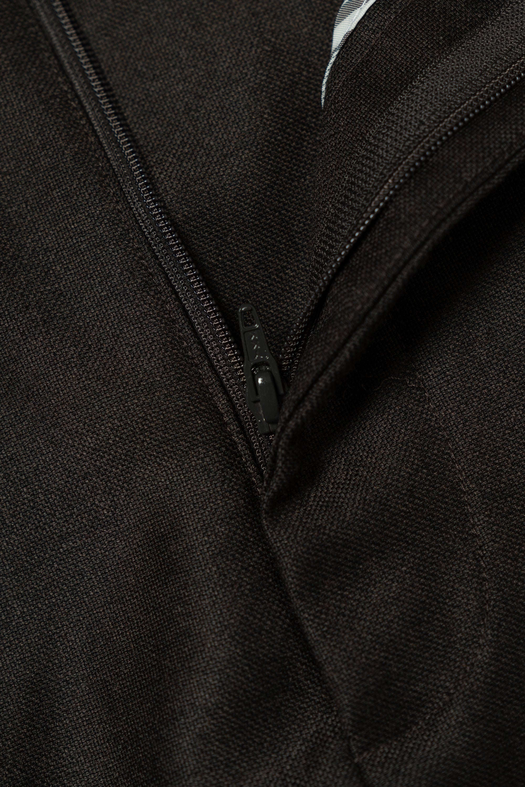 Dark Brown Plain Weave Wool Suit #13