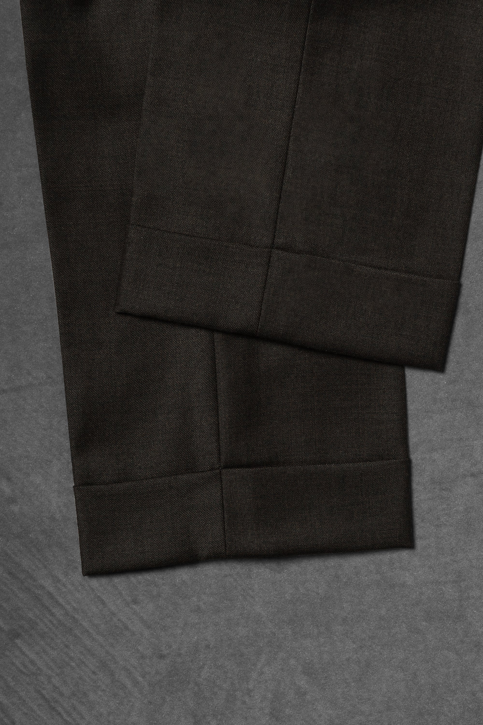 Dark Brown Plain Weave Wool Suit #13