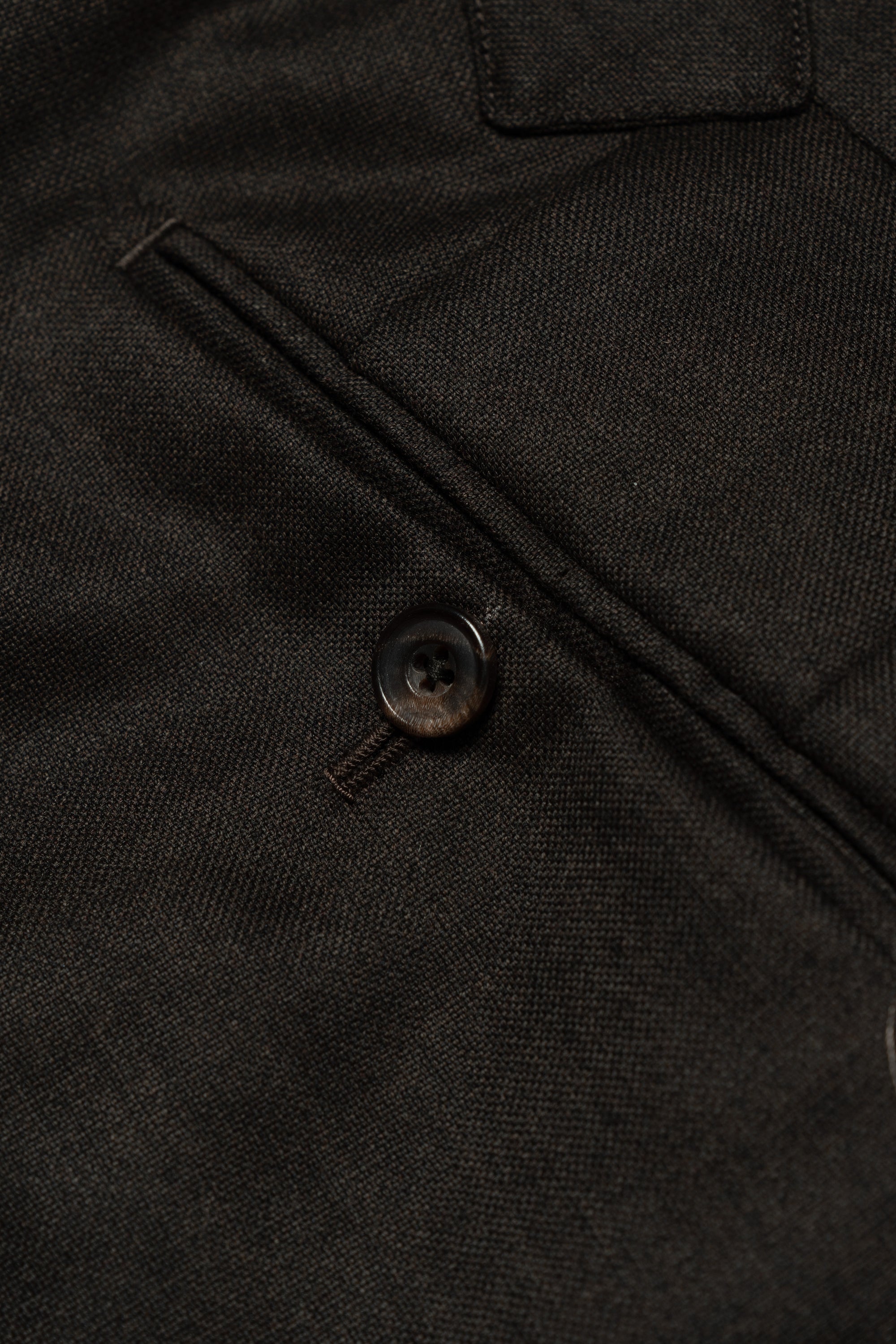 Dark Brown Plain Weave Wool Suit #13
