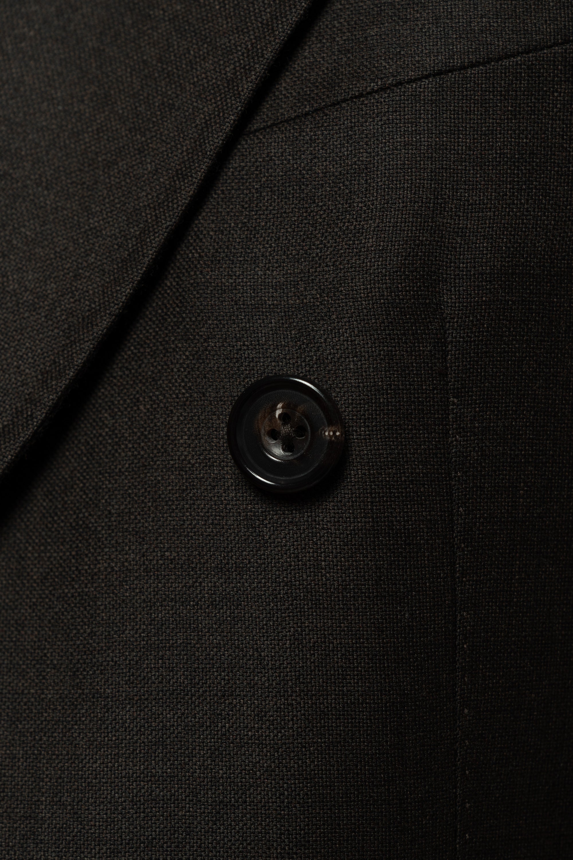 Dark Brown Plain Weave Wool Suit #13