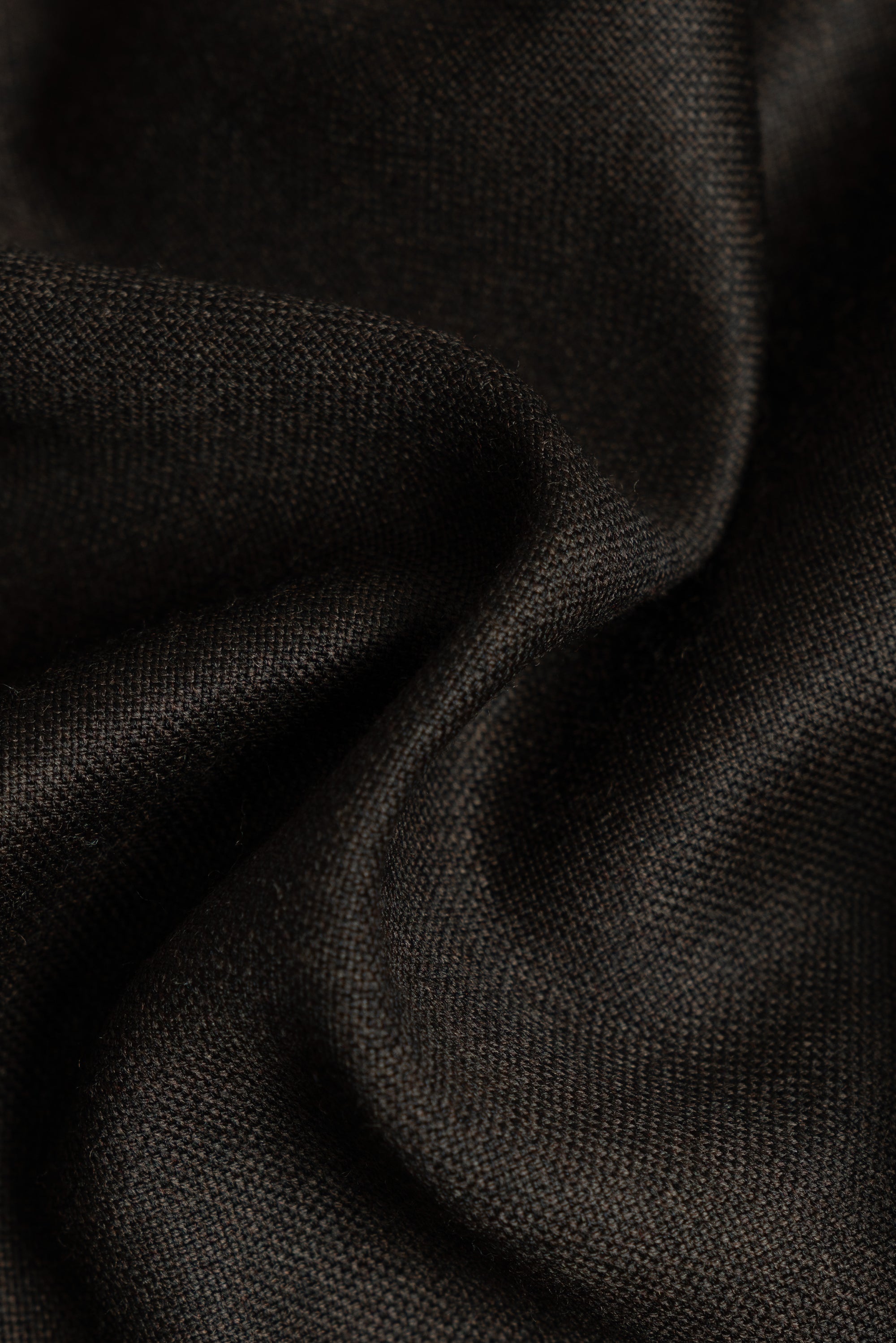 Dark Brown Plain Weave Wool Suit #13