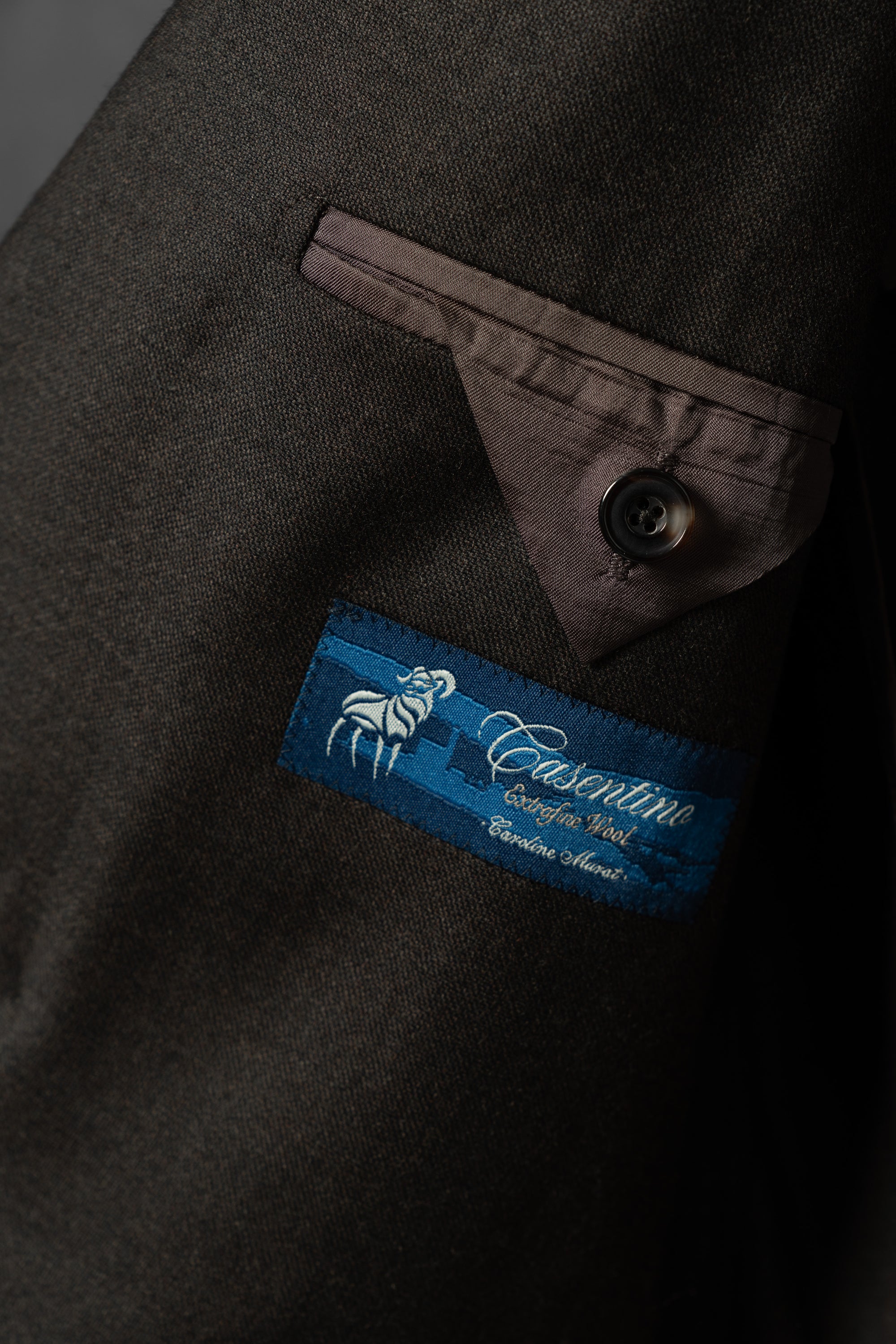 Dark Brown Plain Weave Wool Suit #13