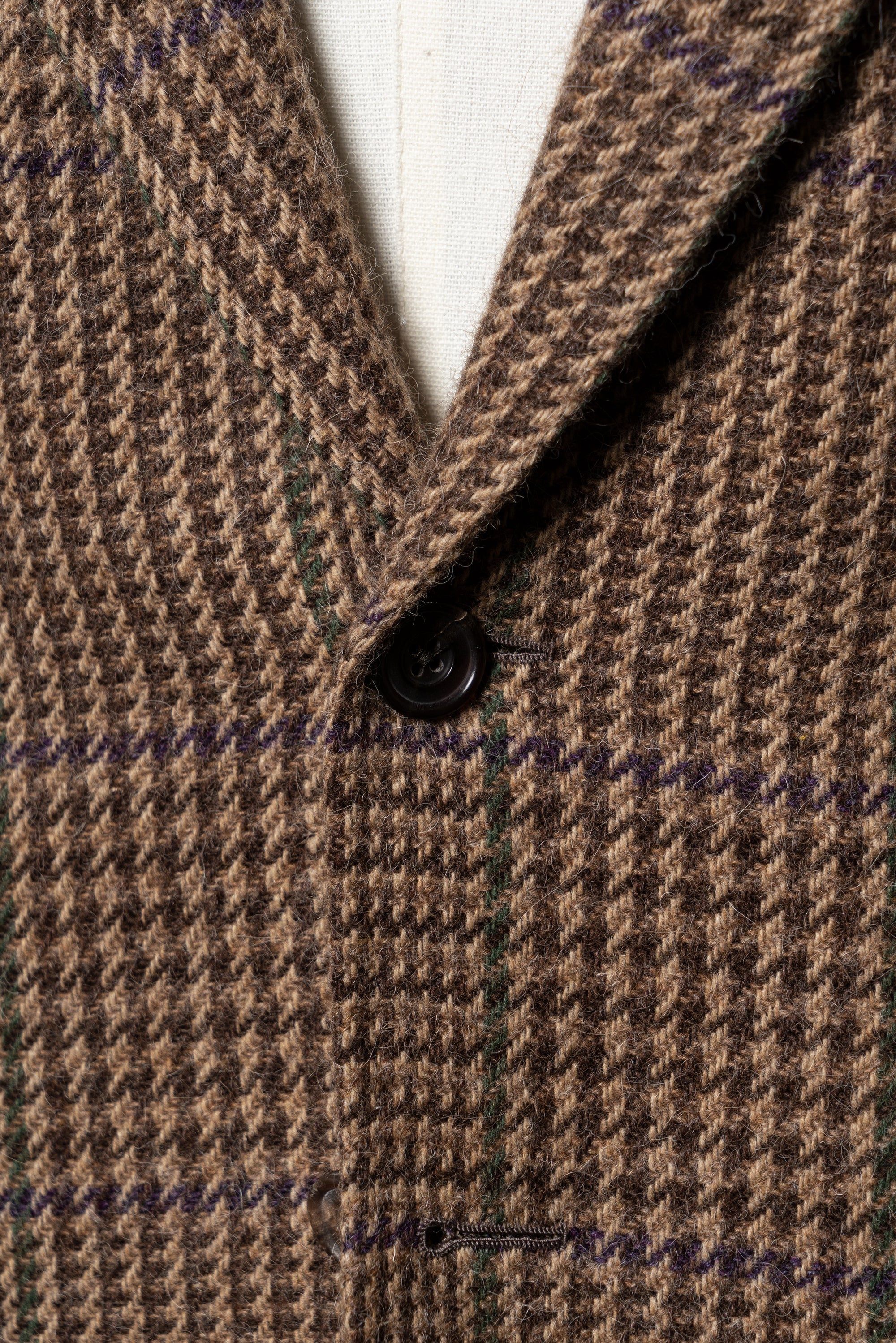 MTO Brown Glen Check Tweed Jacket #638