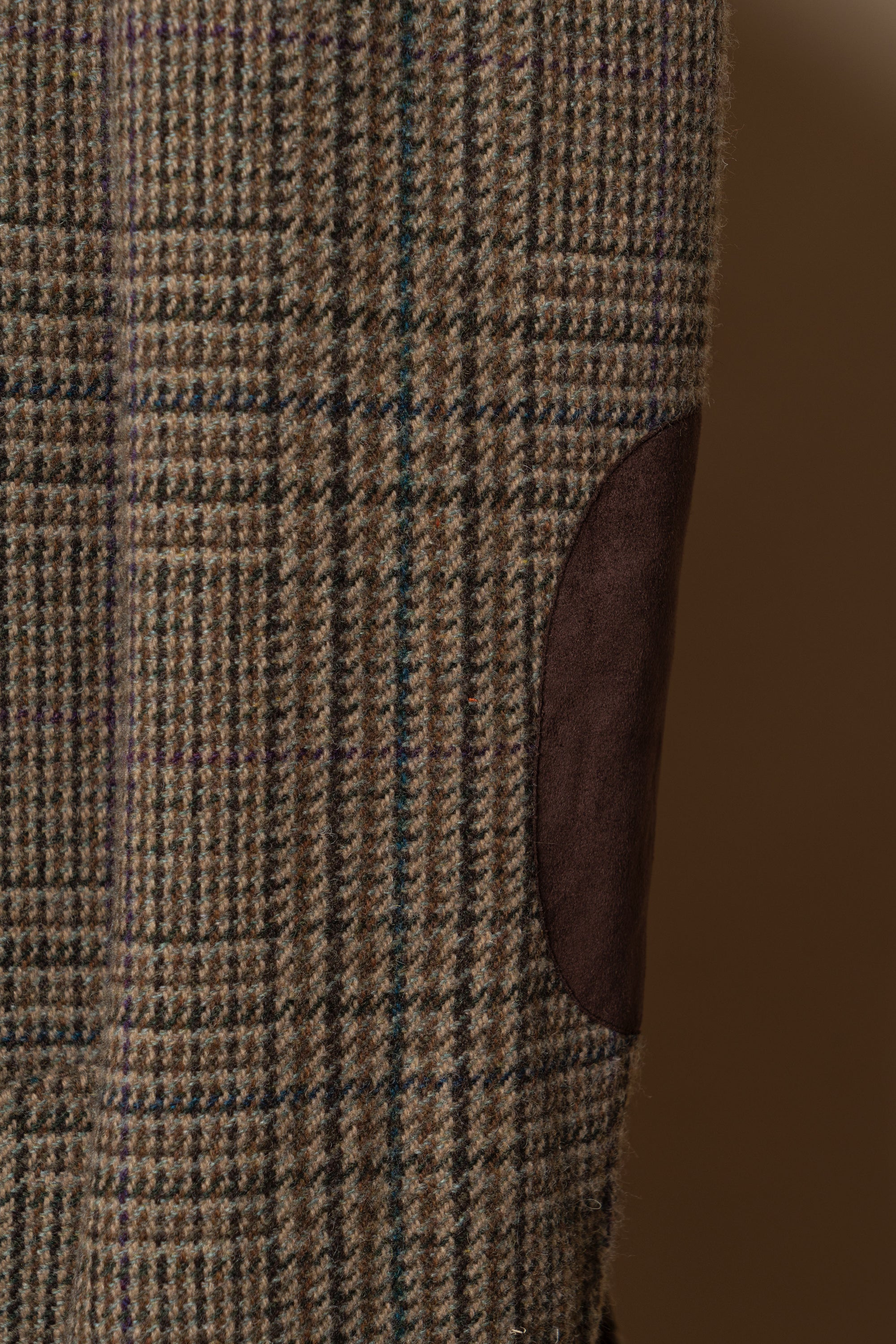 MTO Brown Olive Glen Check Tweed Jacket #639