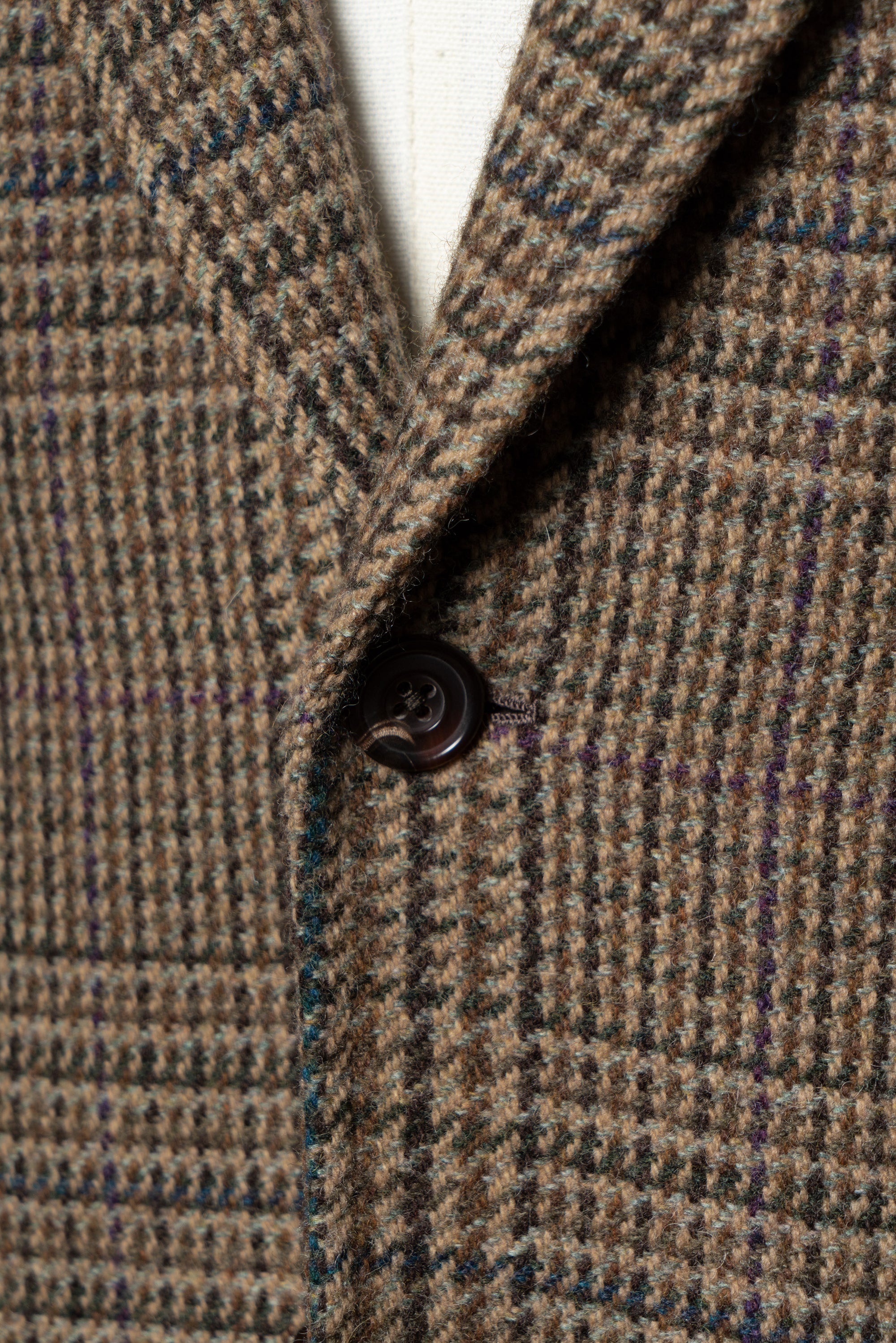 MTO Brown Olive Glen Check Tweed Jacket #639