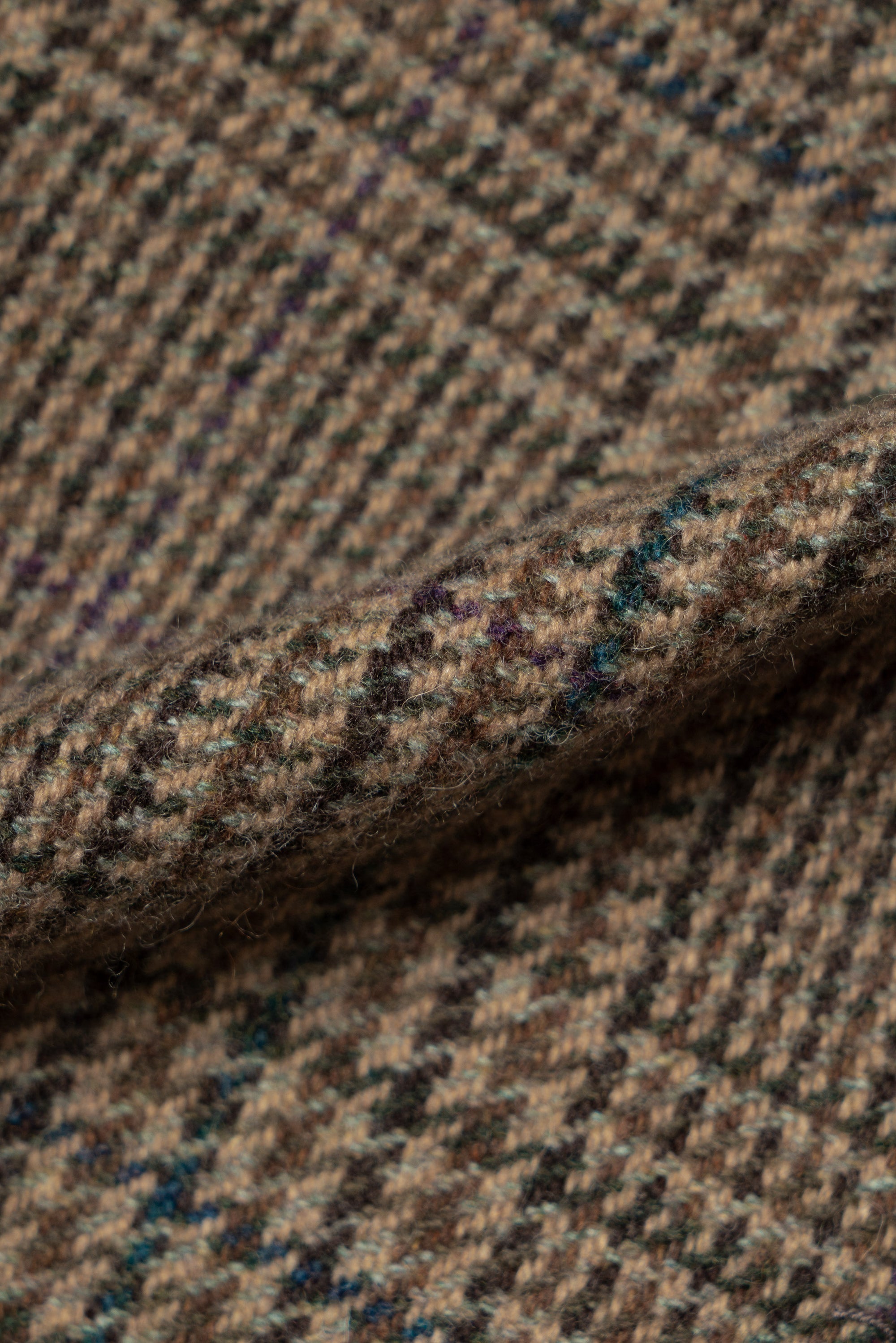 MTO Brown Olive Glen Check Tweed Jacket #639