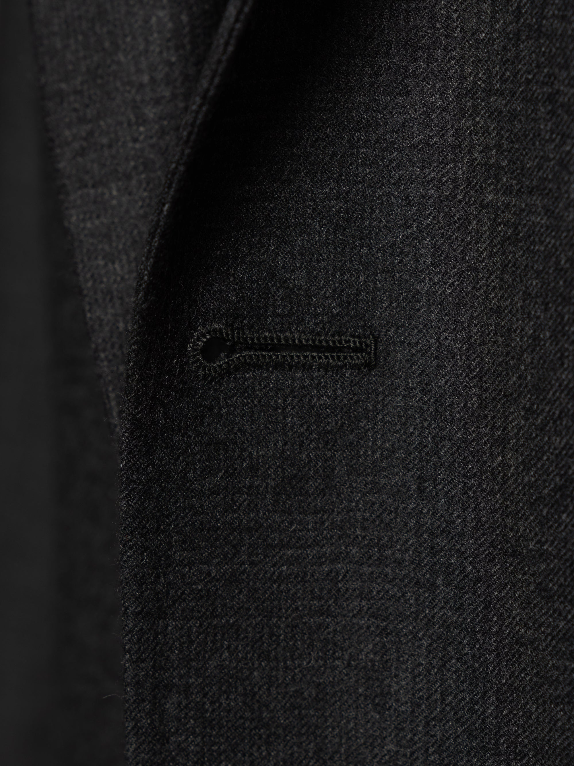 MTO Charcoal Glen Check Flannel Suit #24