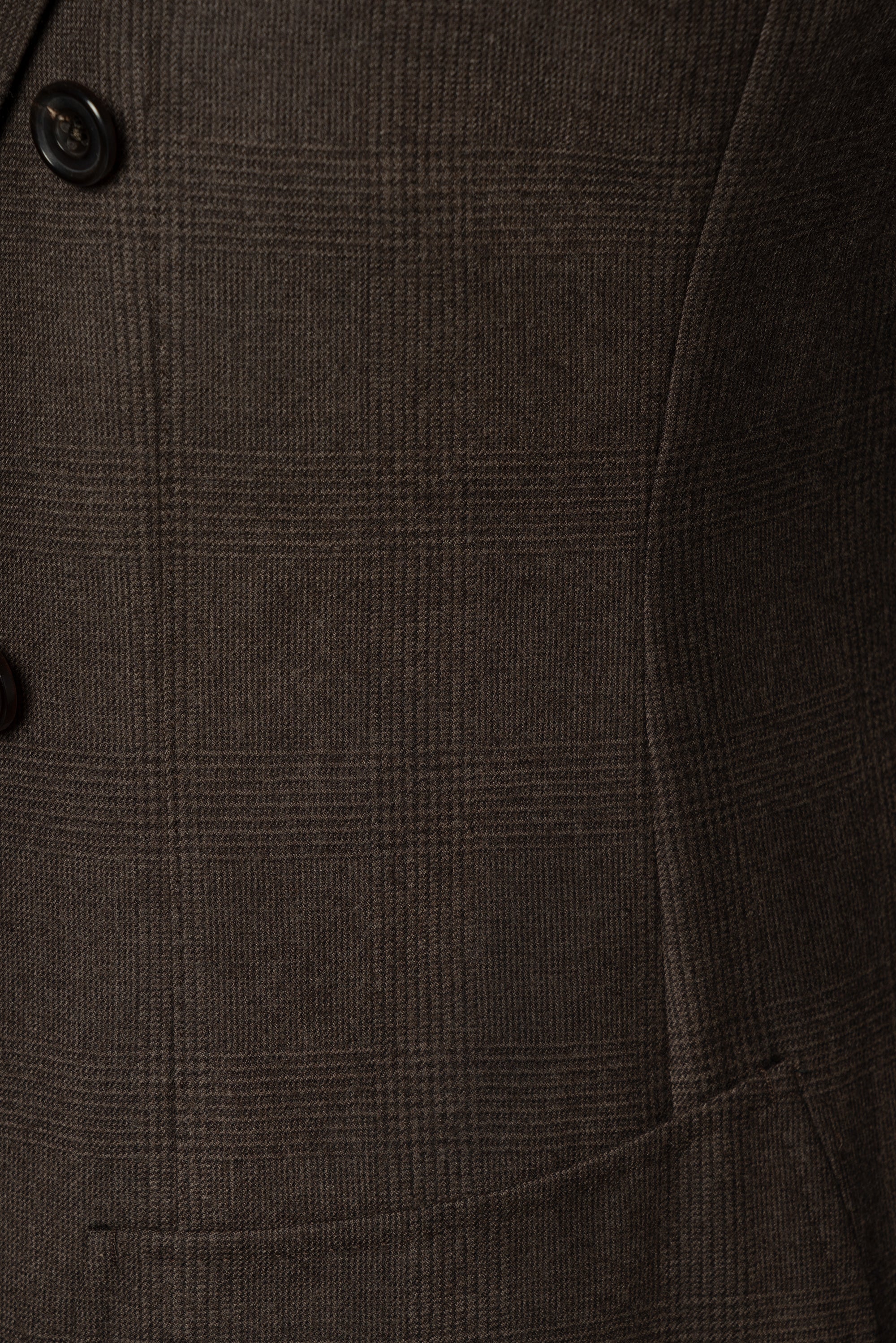 Brown Glen Check Flannel Suit #25