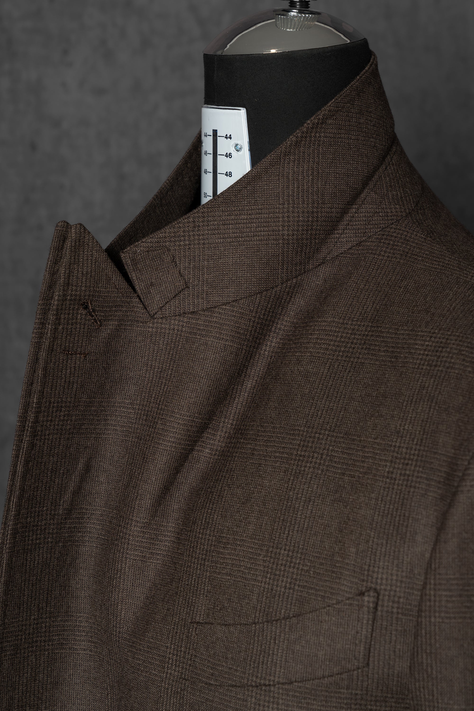 Brown Glen Check Flannel Suit #25