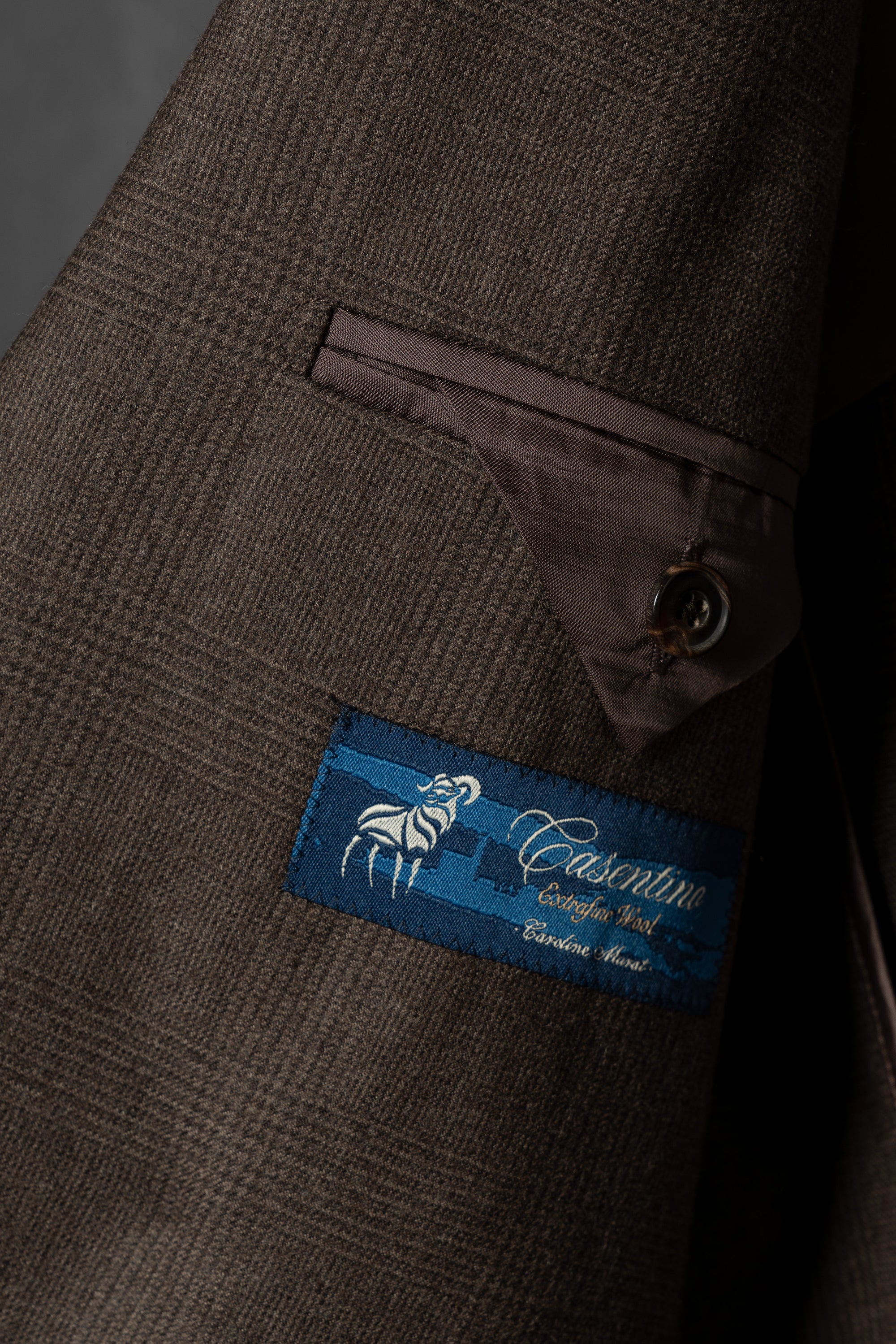 Brown Glen Check Flannel Suit #25