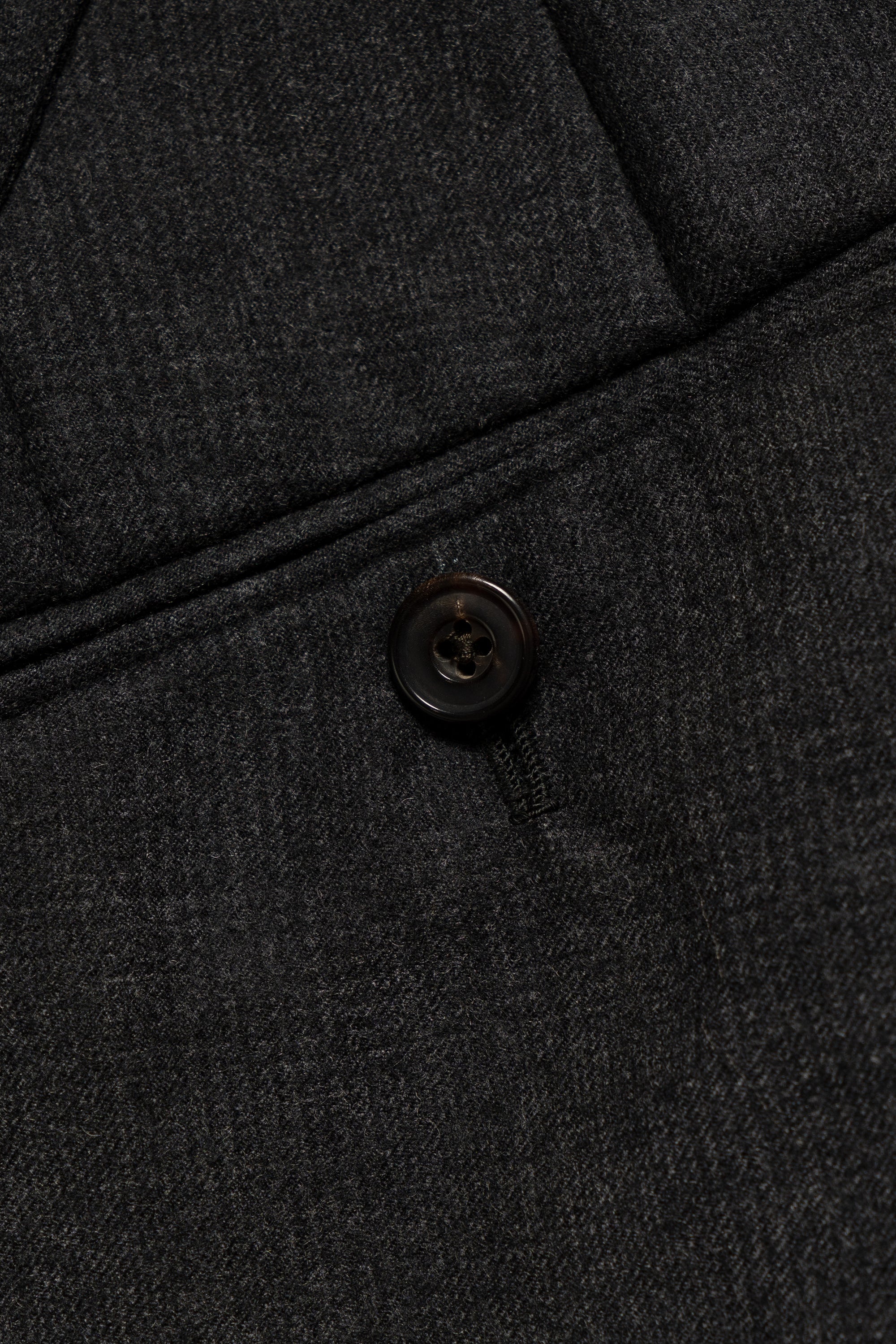 MTO Charcoal Glen Check Flannel Suit #24