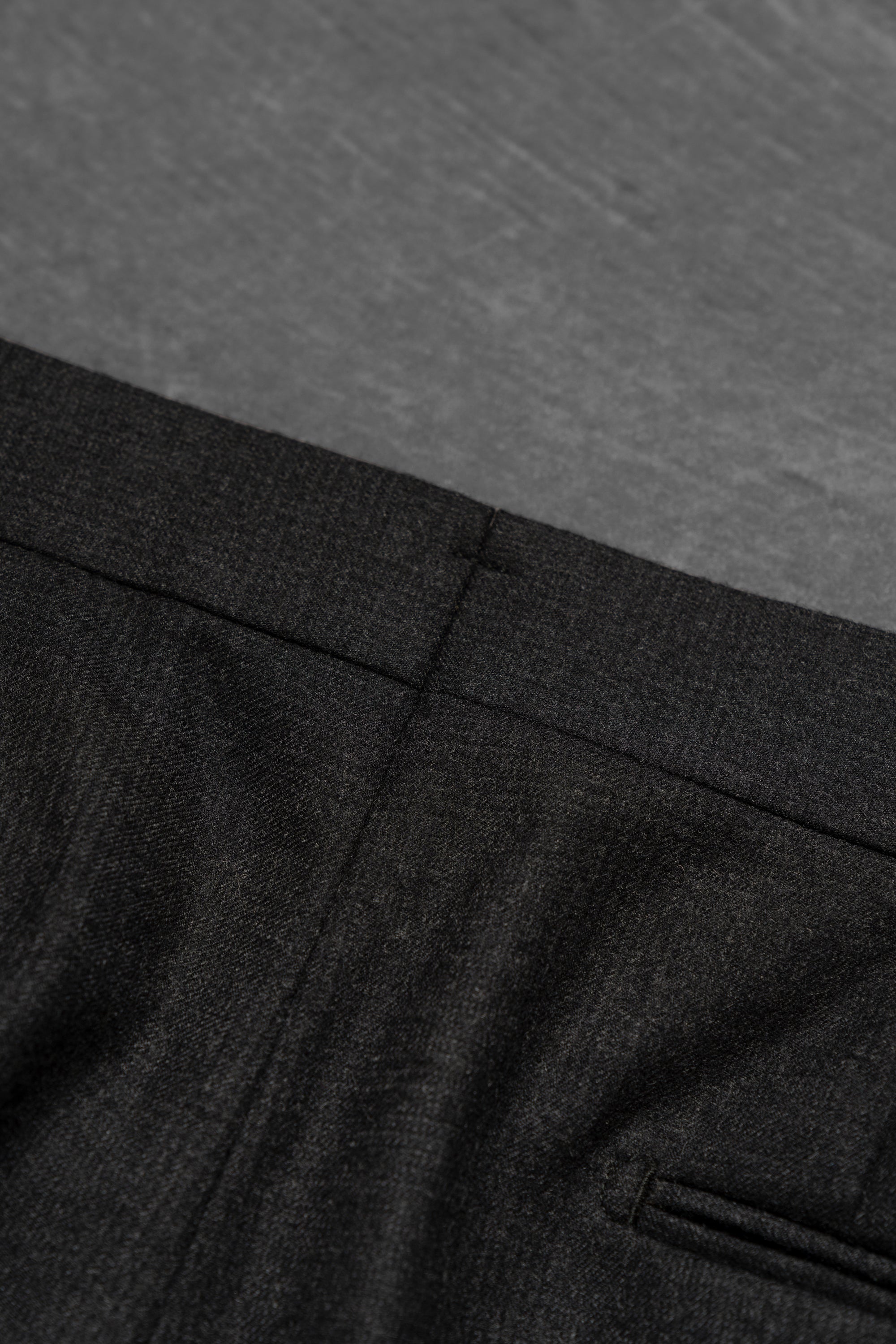MTO Charcoal Glen Check Flannel Suit #24