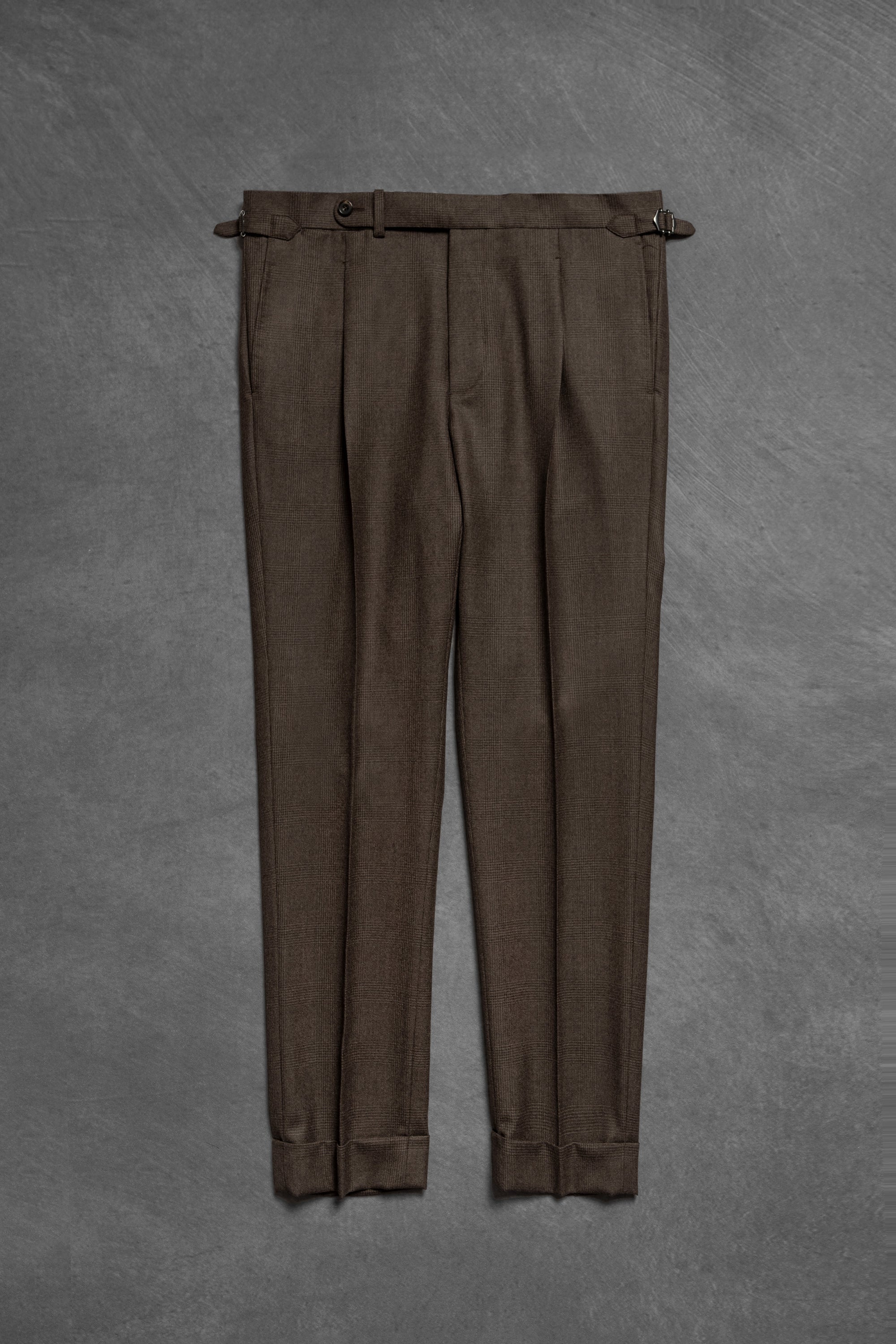 Brown Glen Check Flannel Suit #25