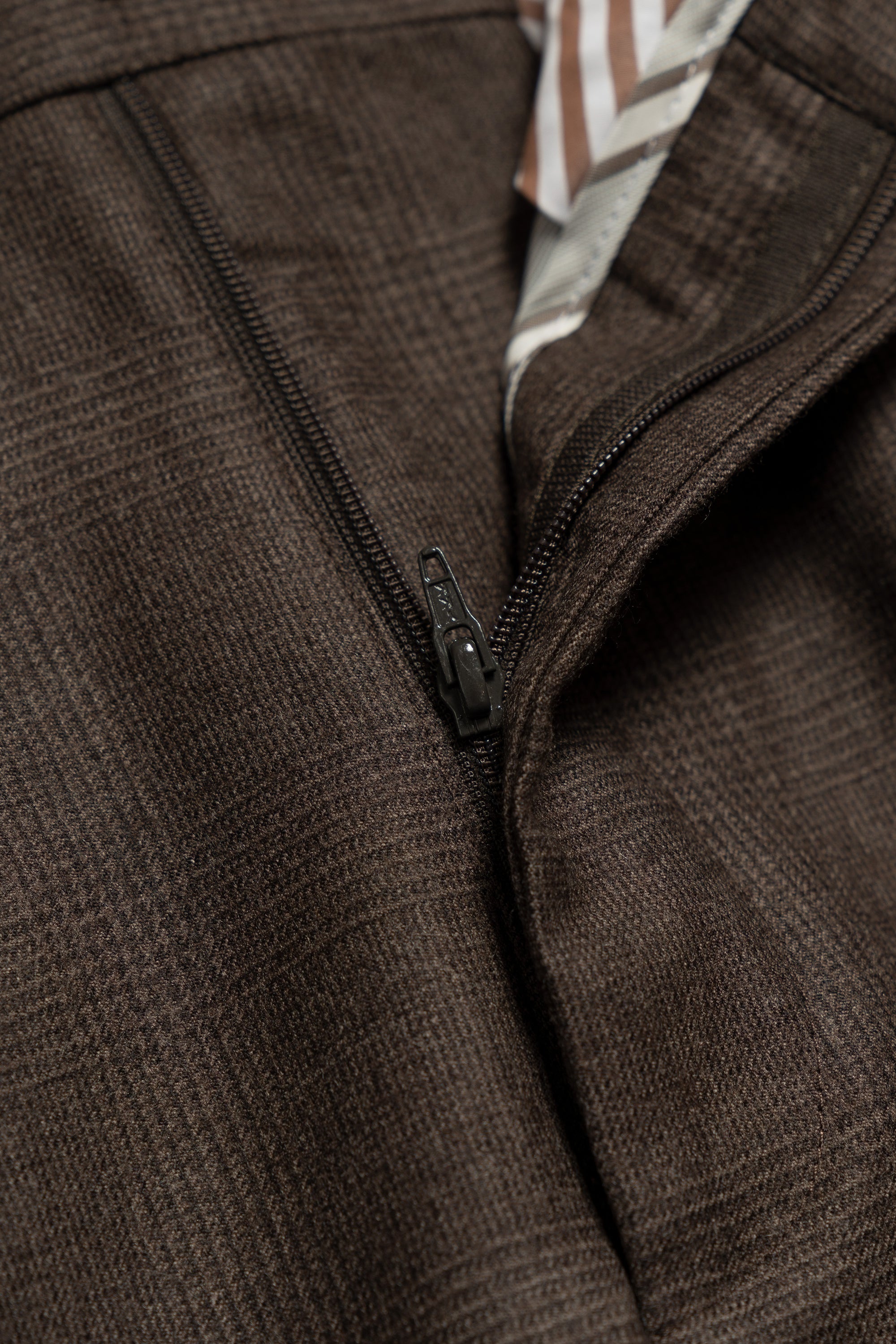 Brown Glen Check Flannel Suit #25