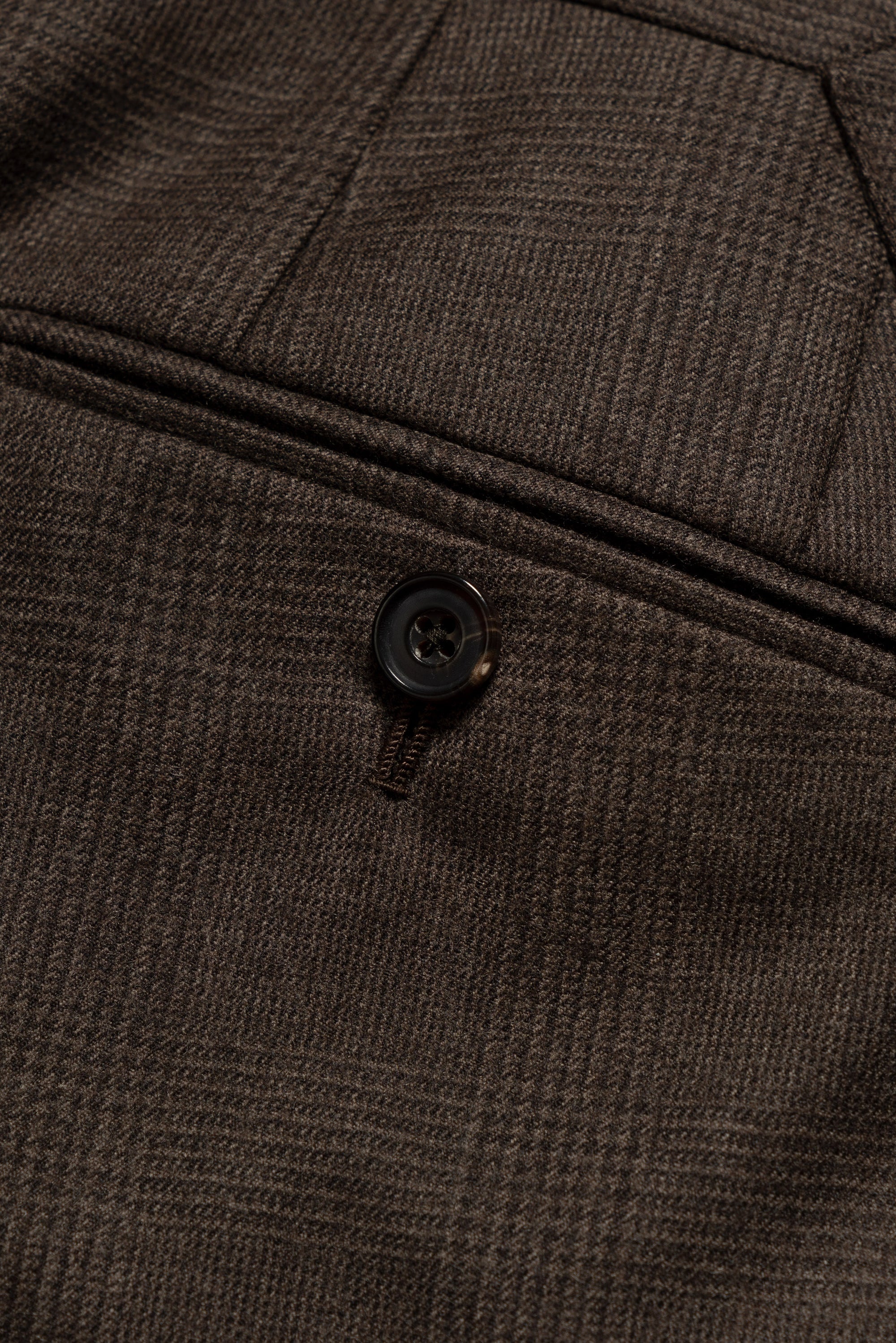 Brown Glen Check Flannel Suit #25
