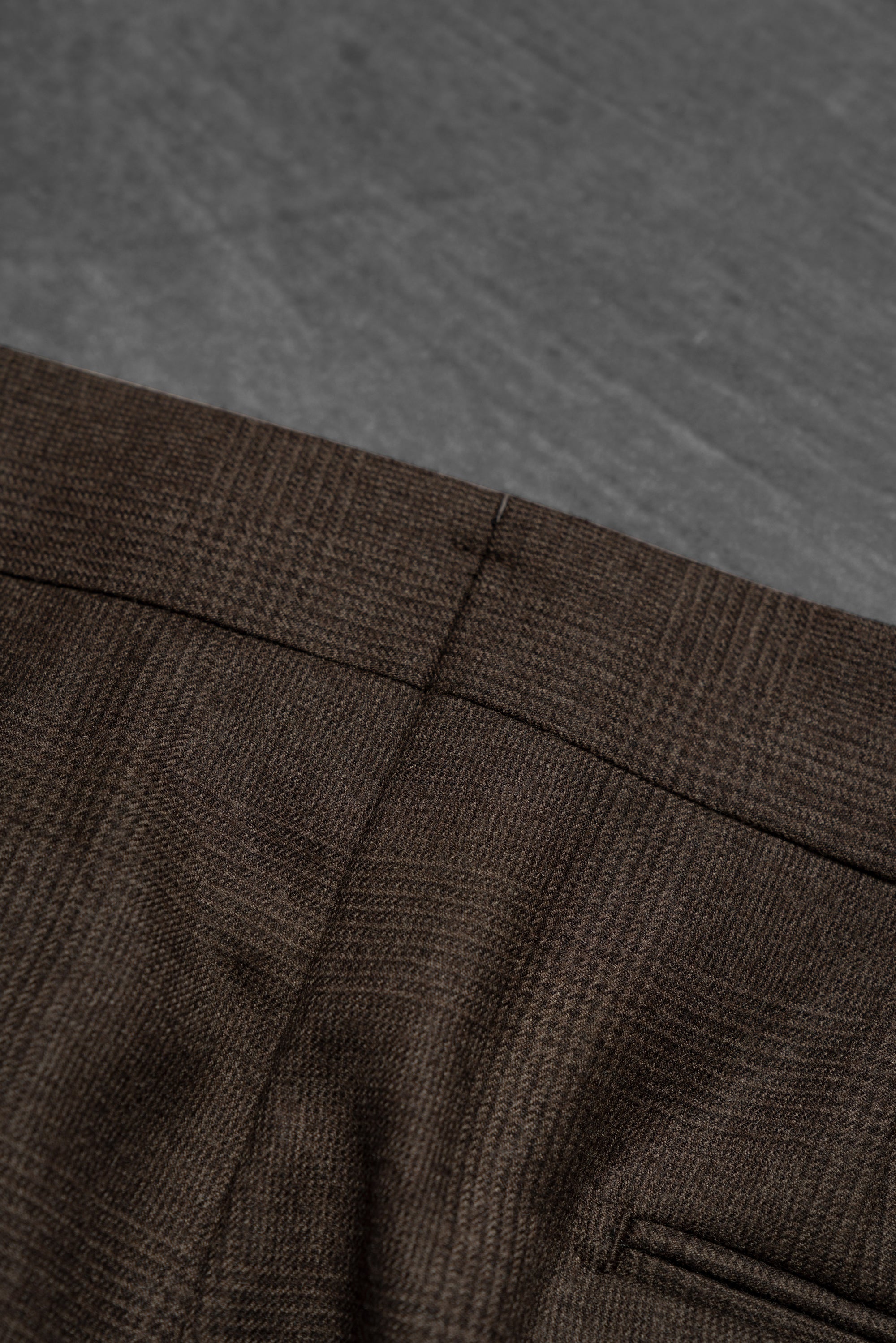 Brown Glen Check Flannel Suit #25