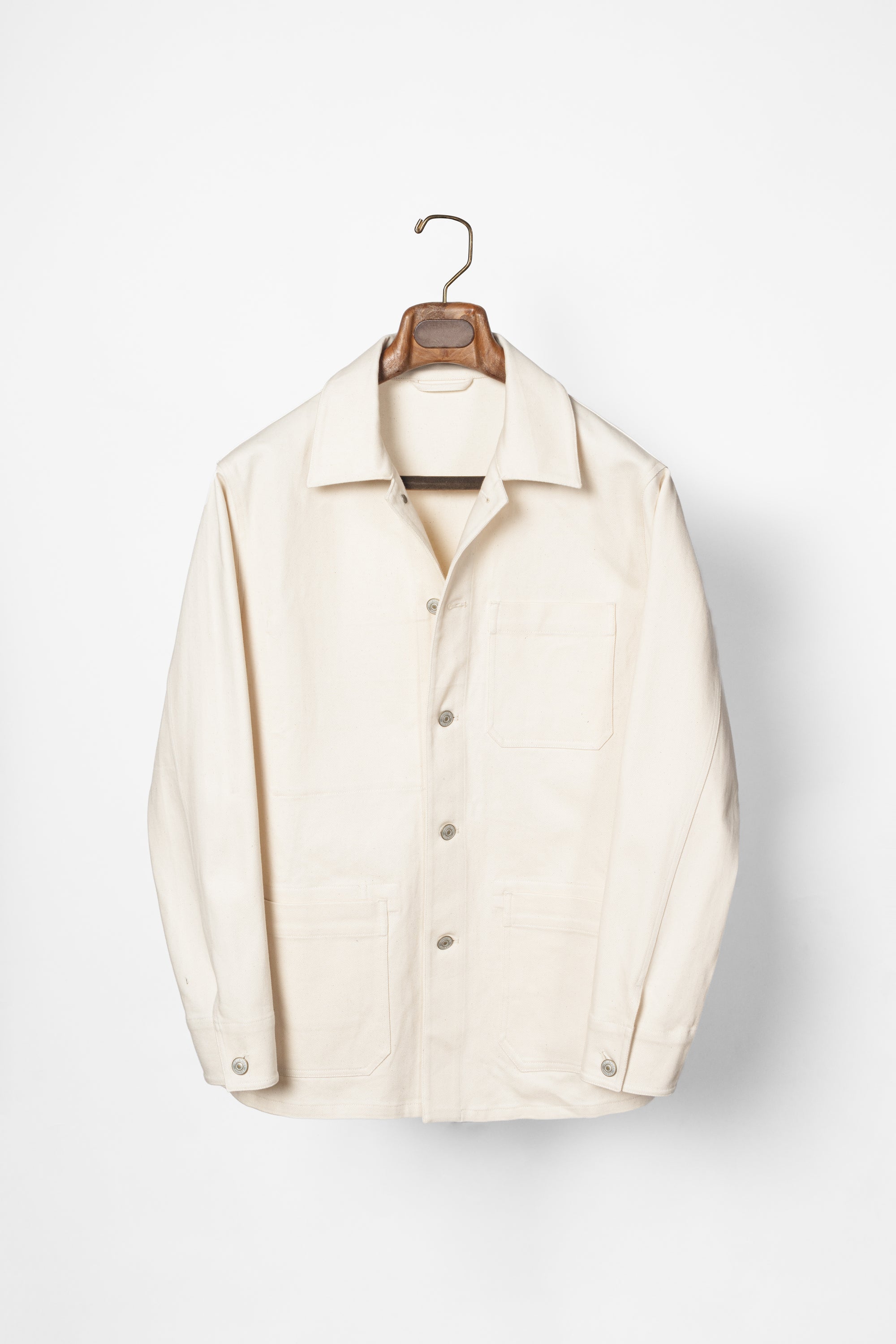 Undyed Pima Cotton Selvedge Chore Jacket #234