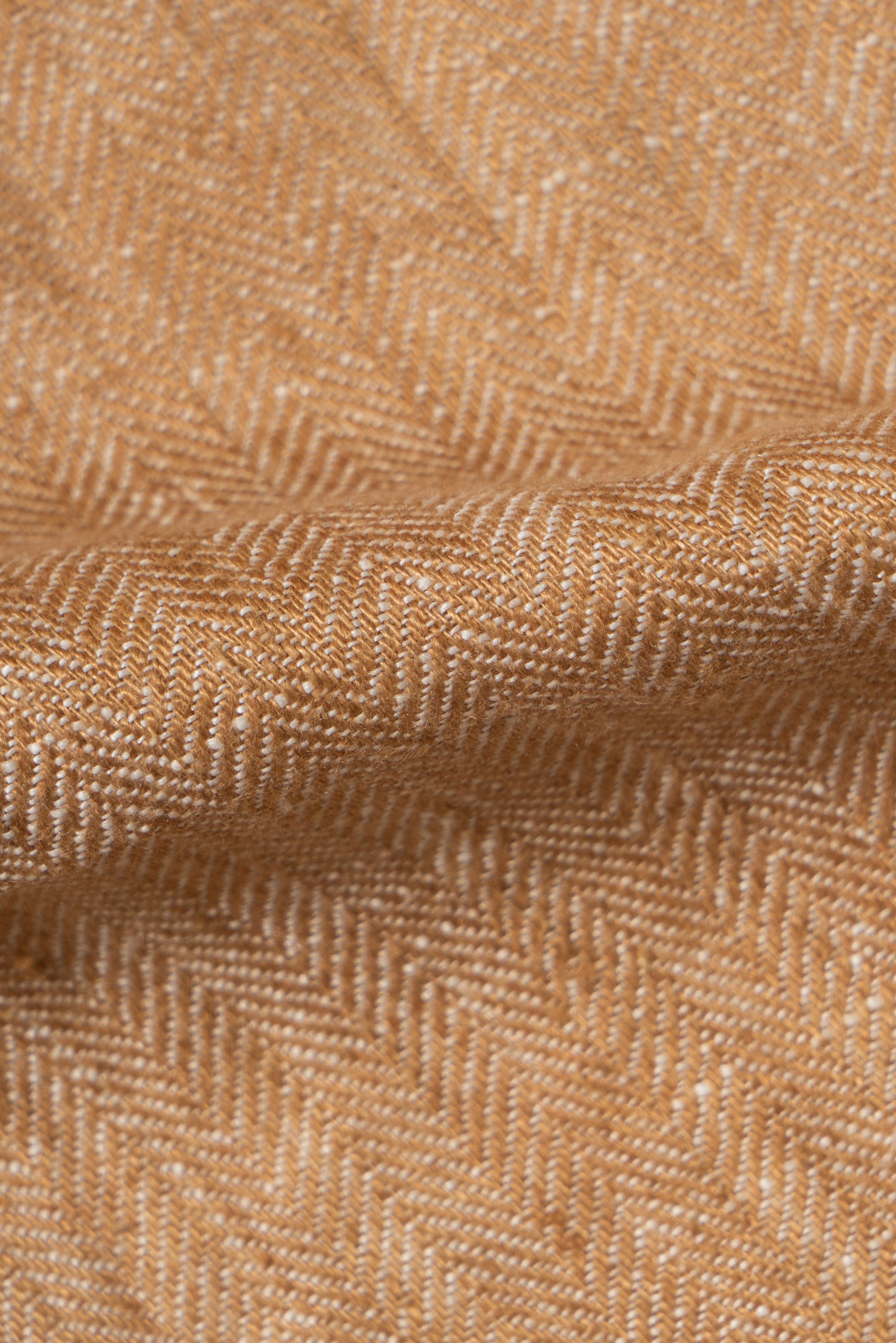 Tangerine Herringbone Linen Teba Jacket #227
