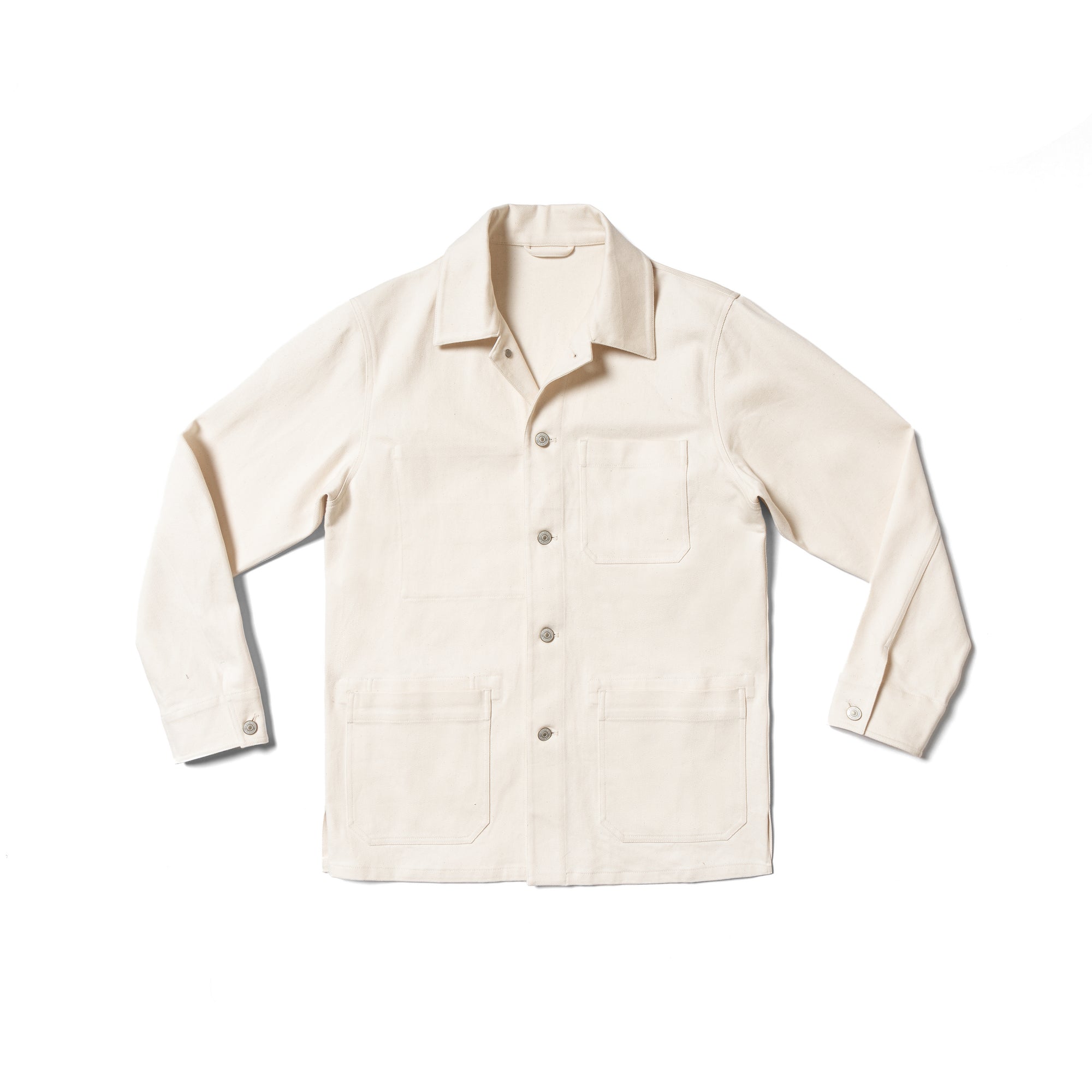 Undyed Pima Cotton Selvedge Chore Jacket #234