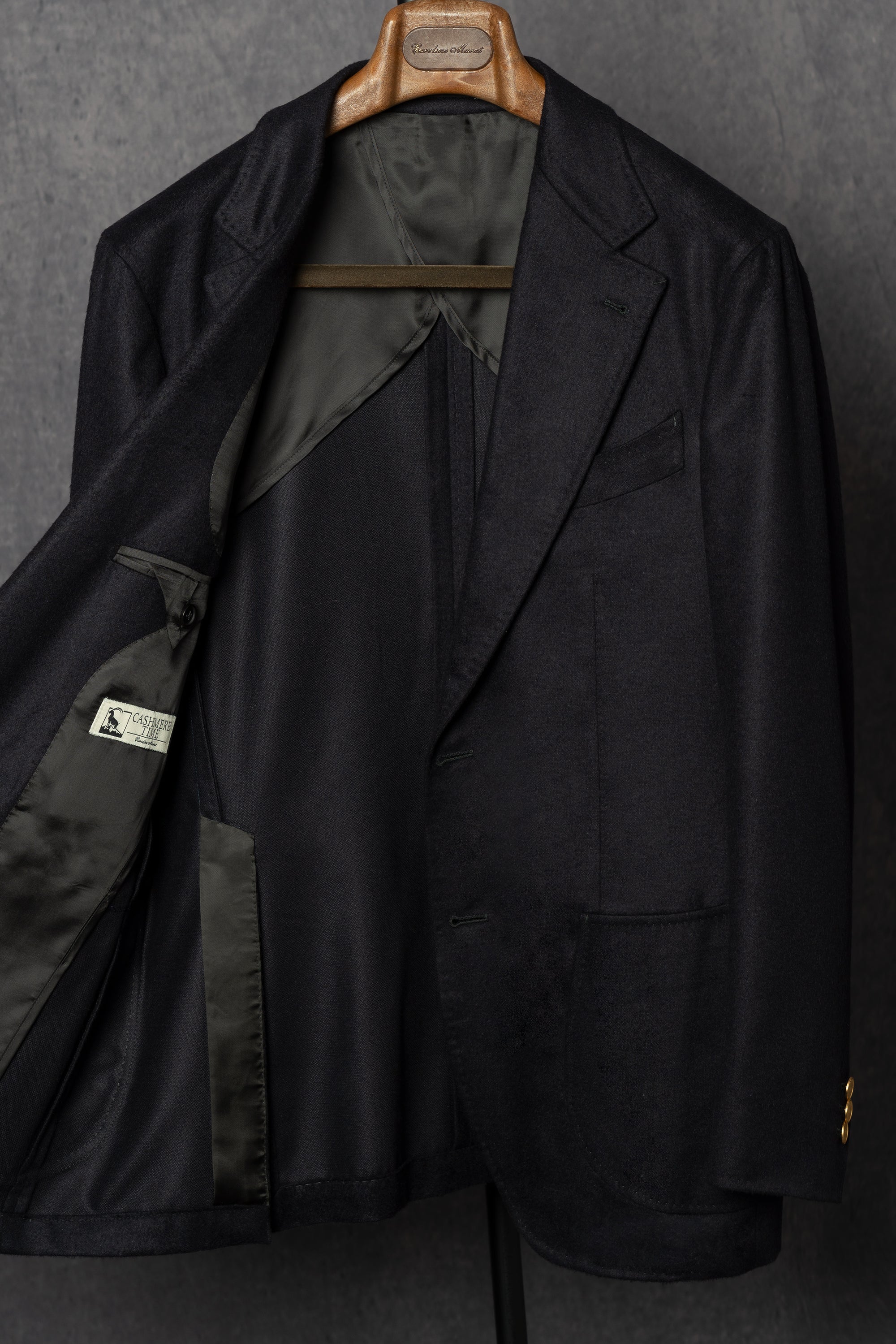 MTO Navy Silk Cashmere Blending Blazer #16