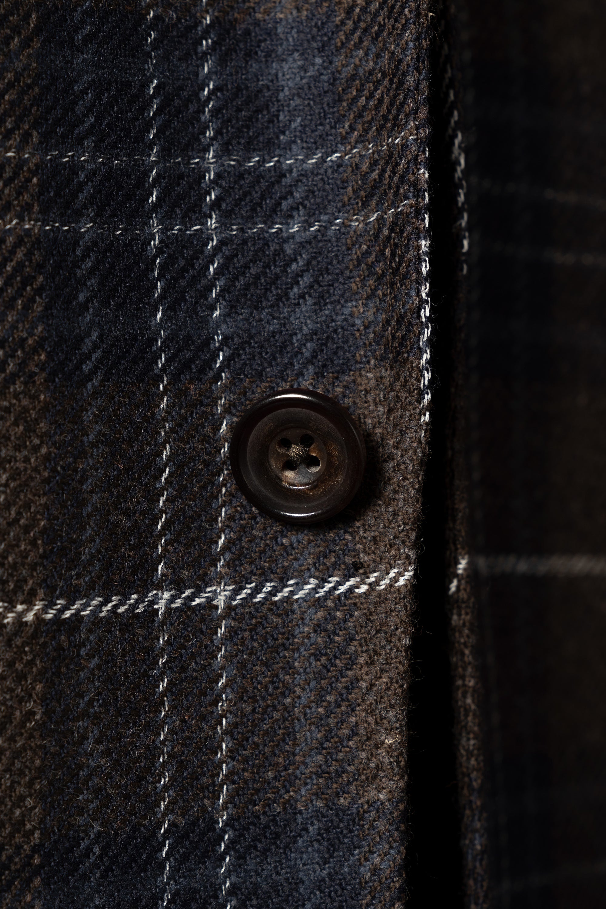 MTO Taupe Plaid Tweed Jacket #34