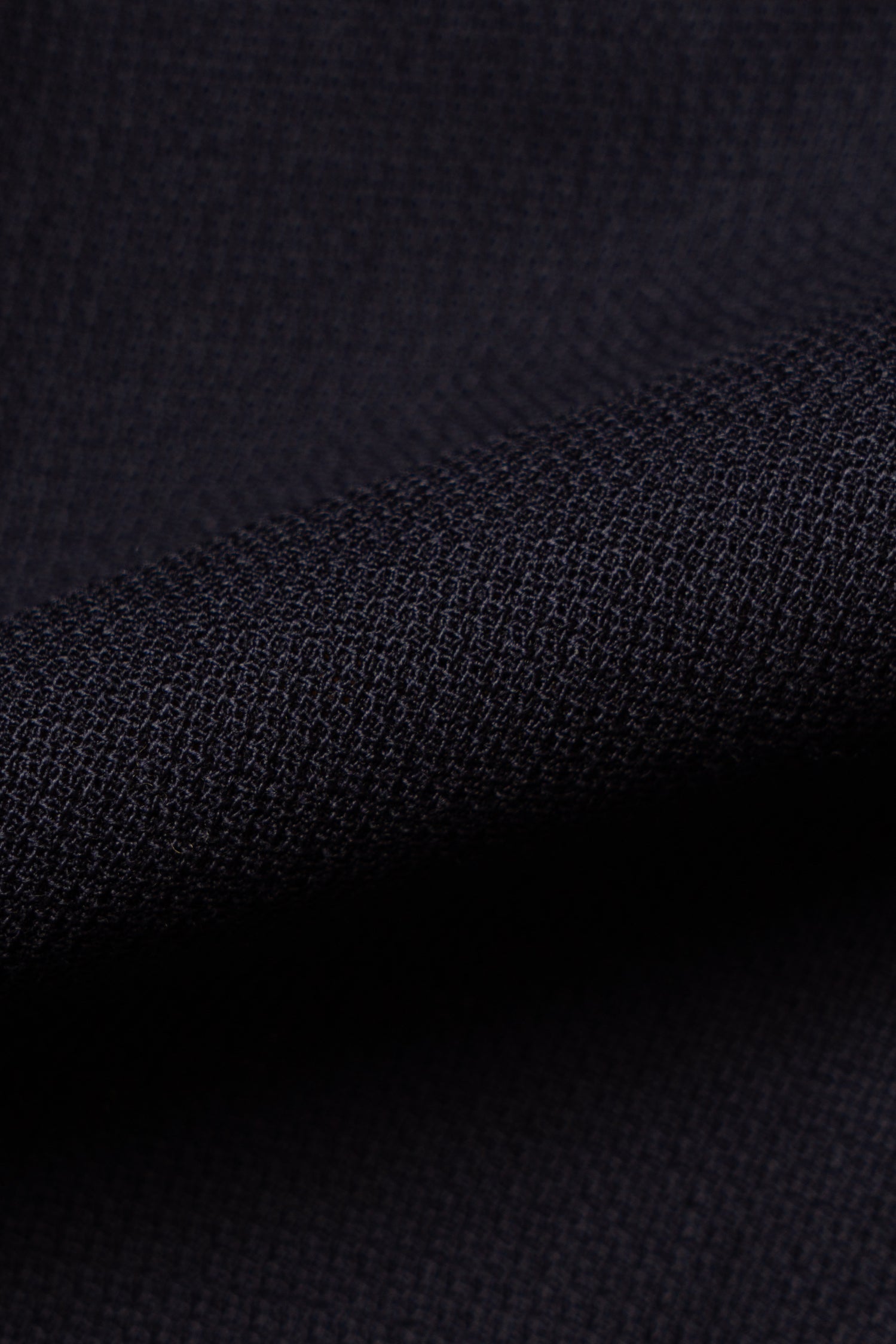 Navy Wool Mock Leno Blazer #468