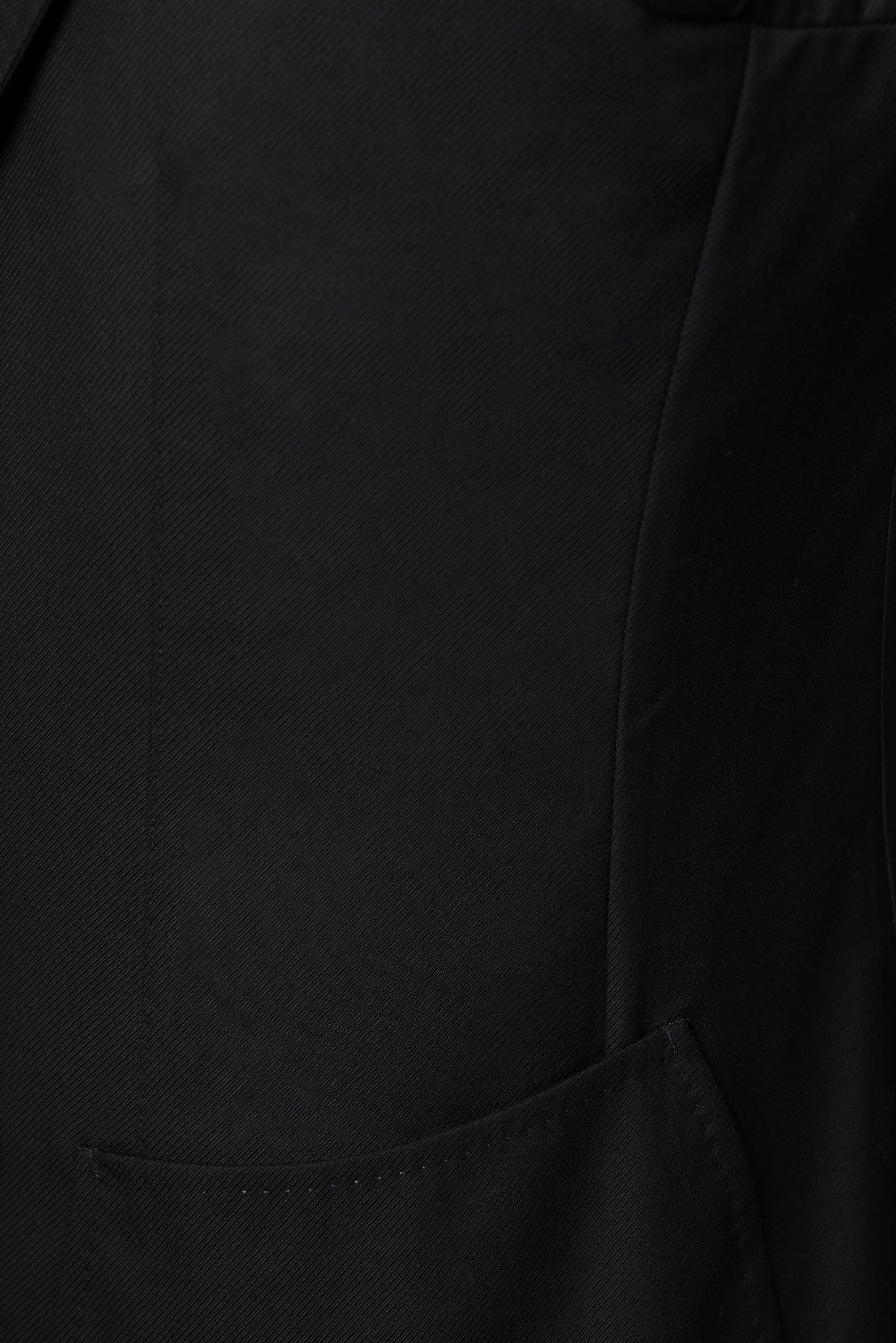 Navy Wool Silk Cashmere Blending Blazer #48