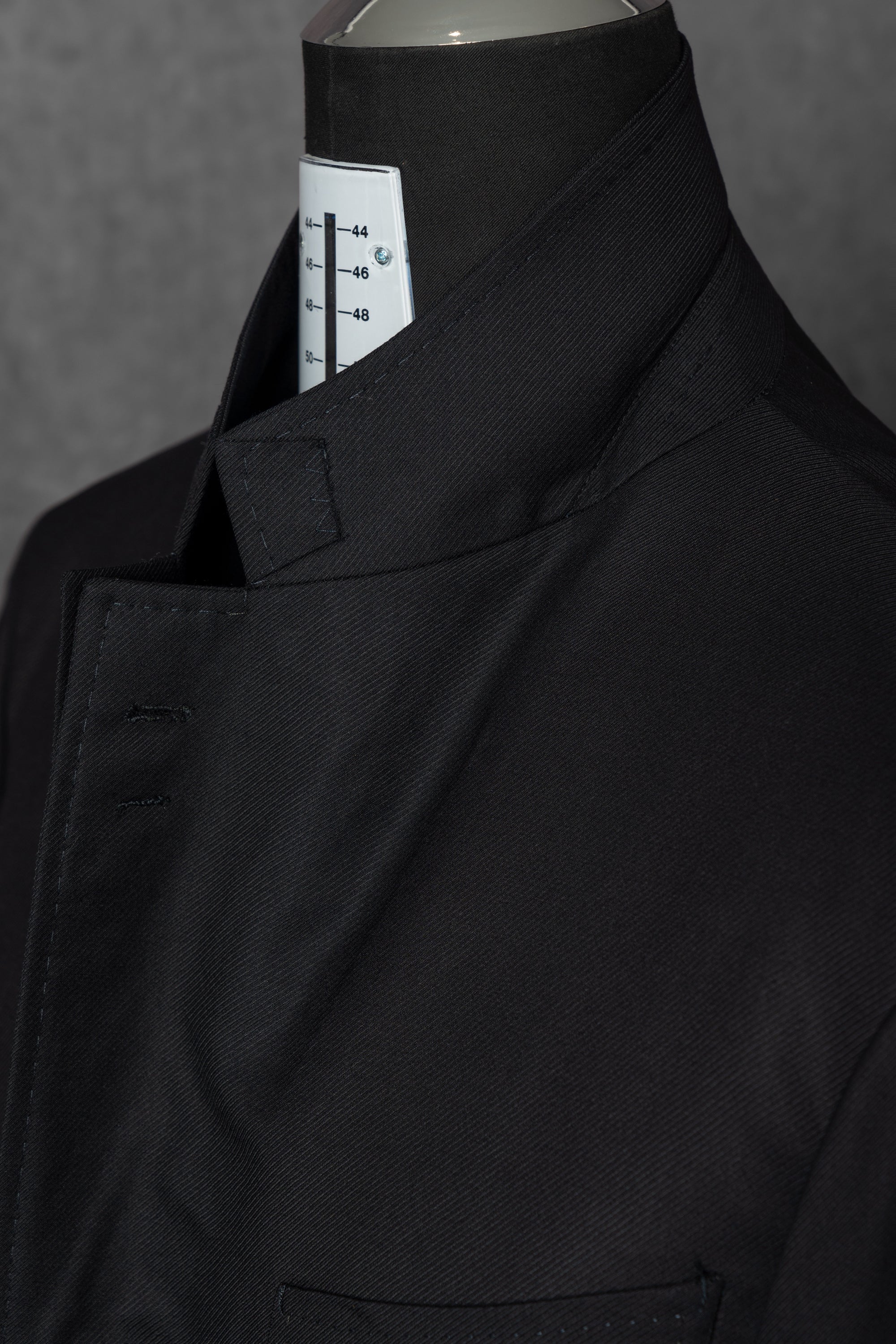 Navy Wool Silk Cashmere Blending Blazer #48