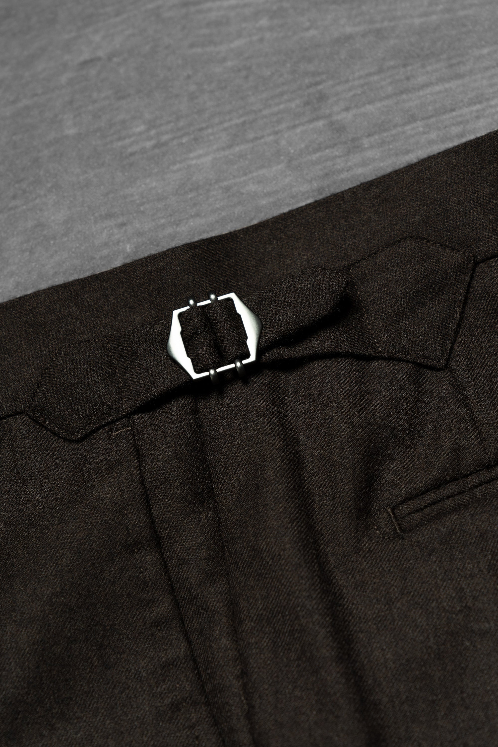 MTO Brown Worsted Flannel Suit #26