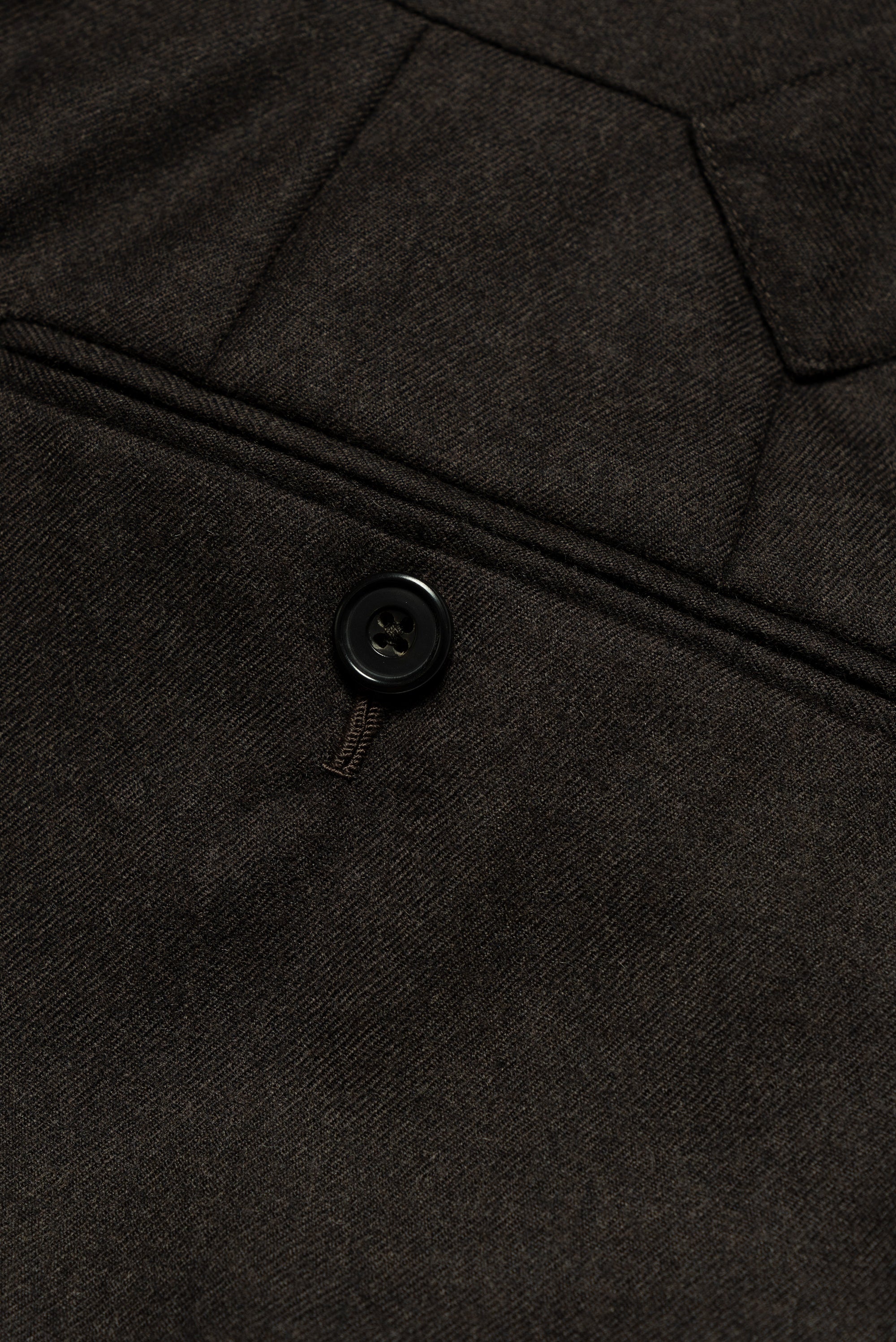 MTO Brown Worsted Flannel Suit #26