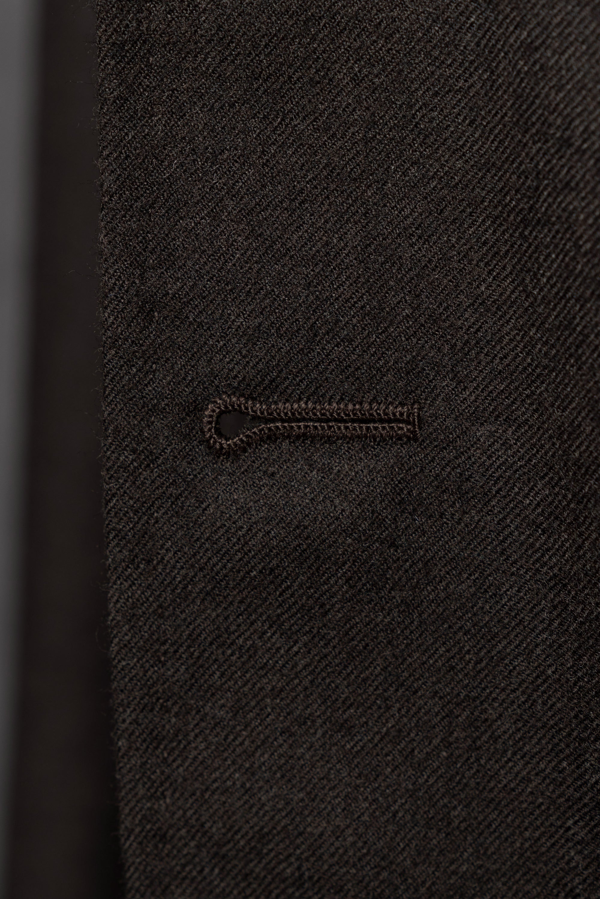 MTO Brown Worsted Flannel Suit #26