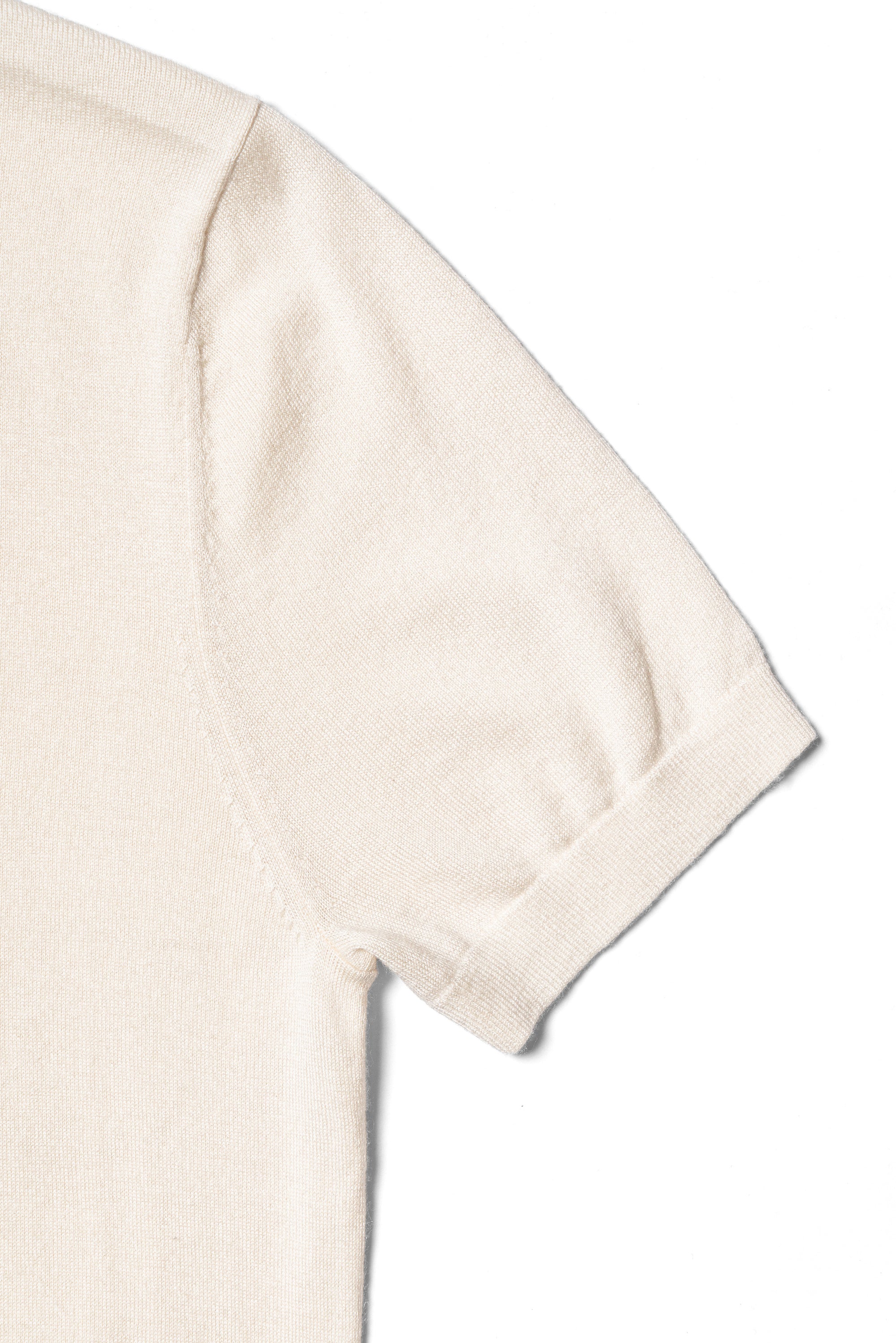 Beige / Brown Silk Cashmere Blending Knitted Crew Neck