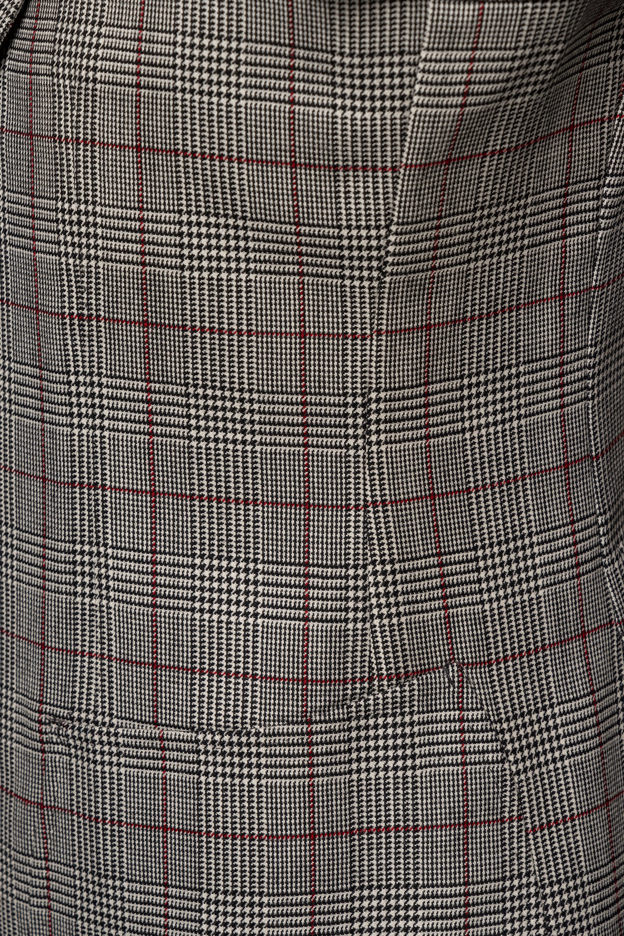 MTO Glen Check Red Overcheck Tweed Jacket #6