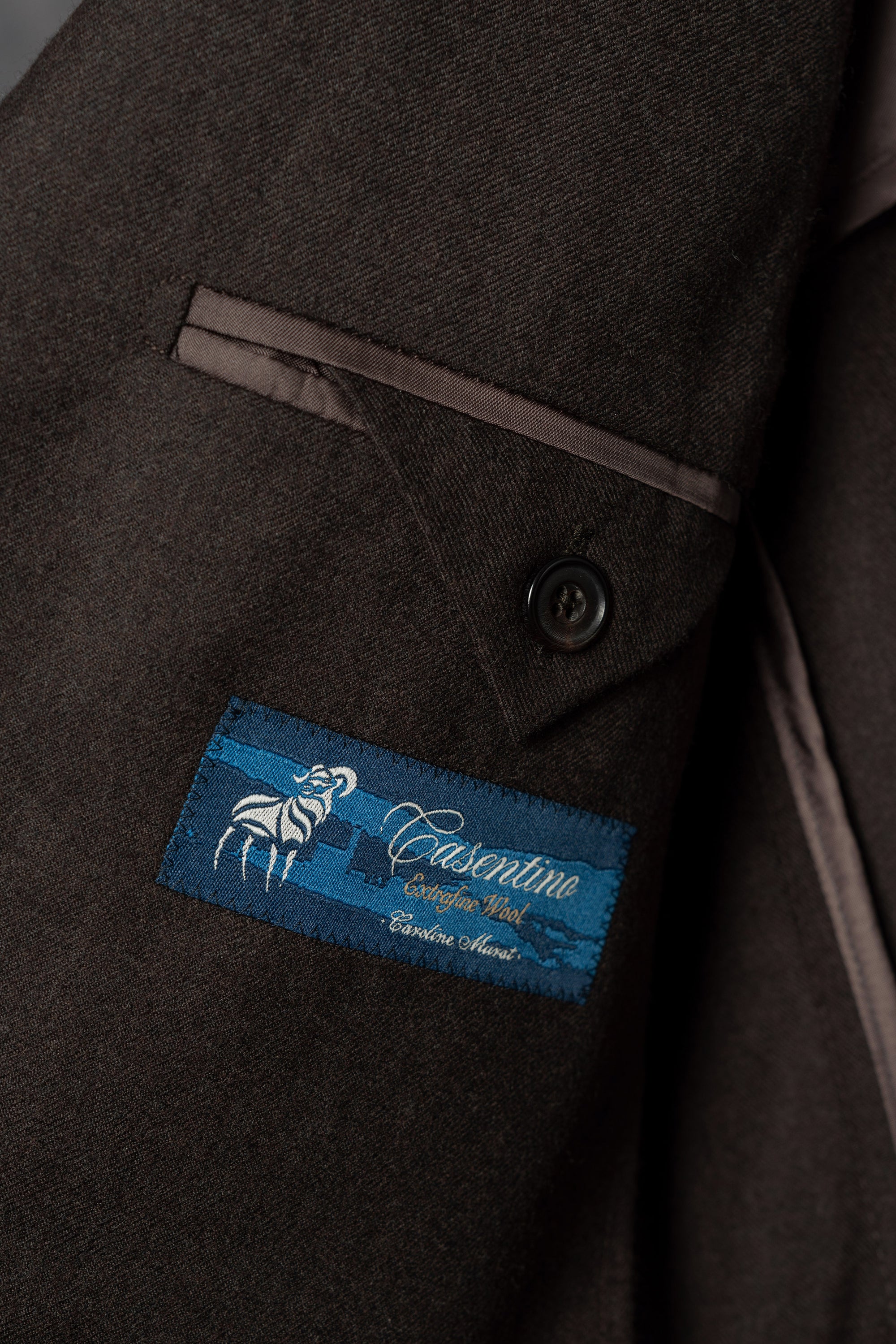 MTO Brown Worsted Flannel Suit #26