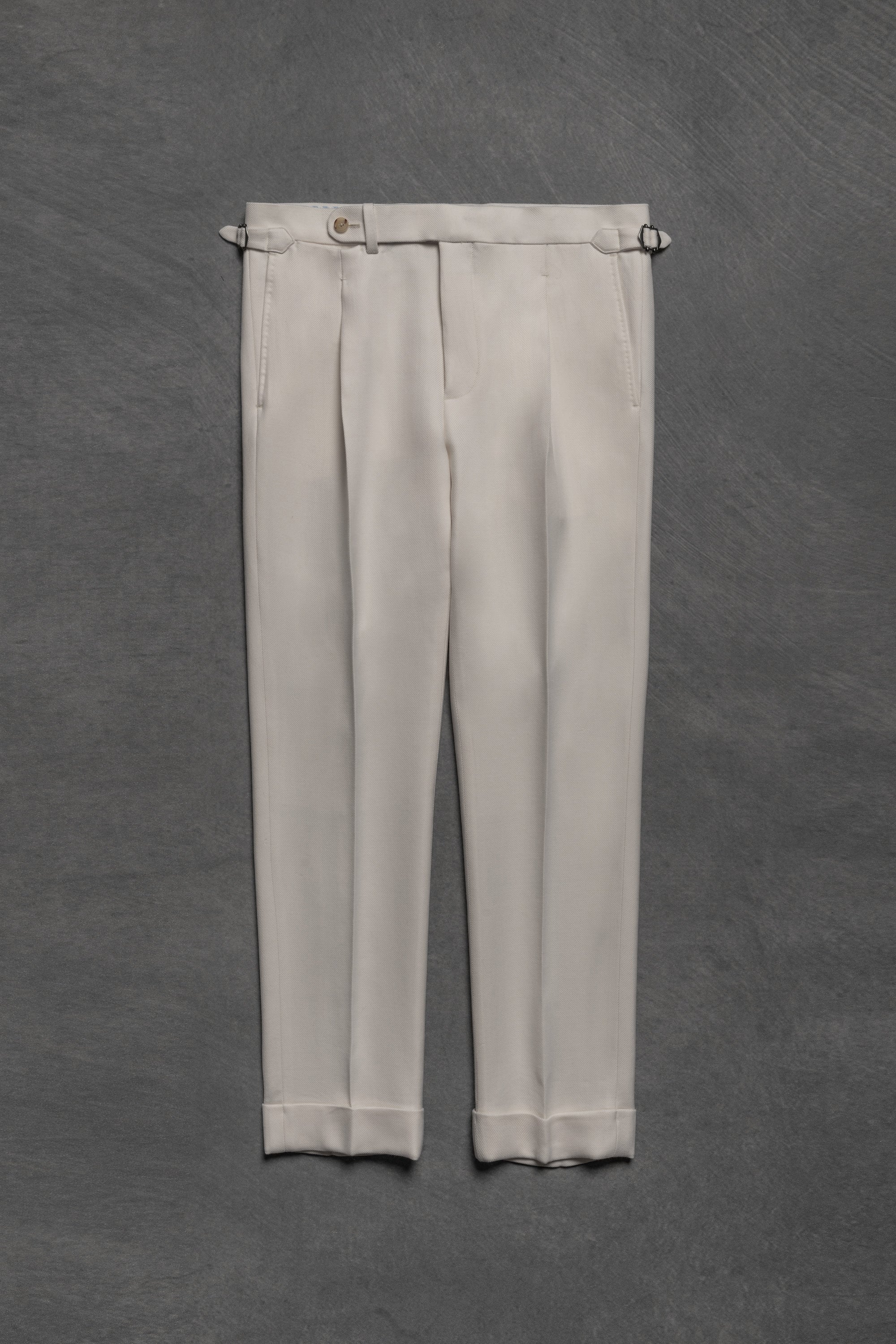Ivory Heavy Weight Twill Trousers