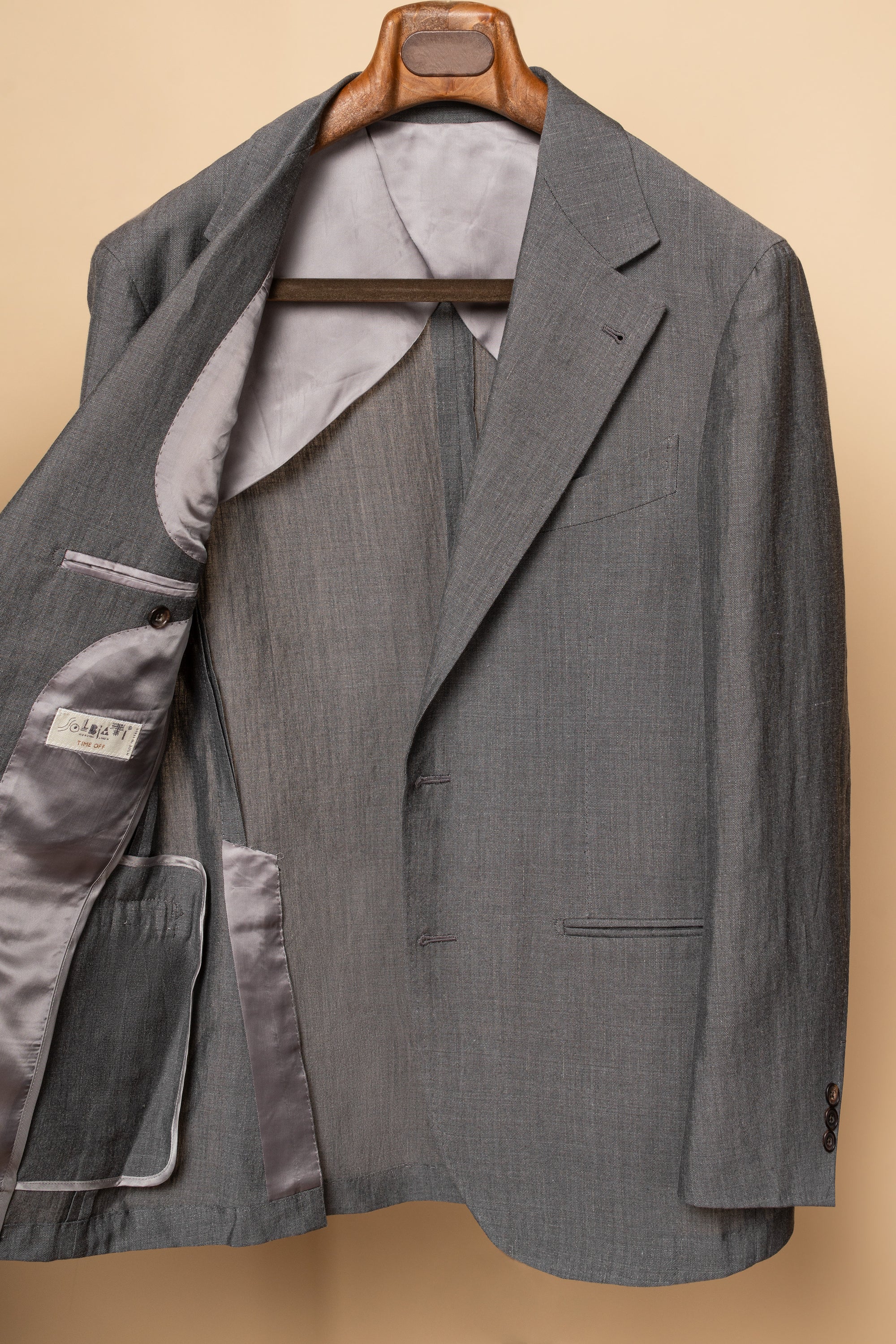 MTO Shark Grey Wool Linen Silk Suit
