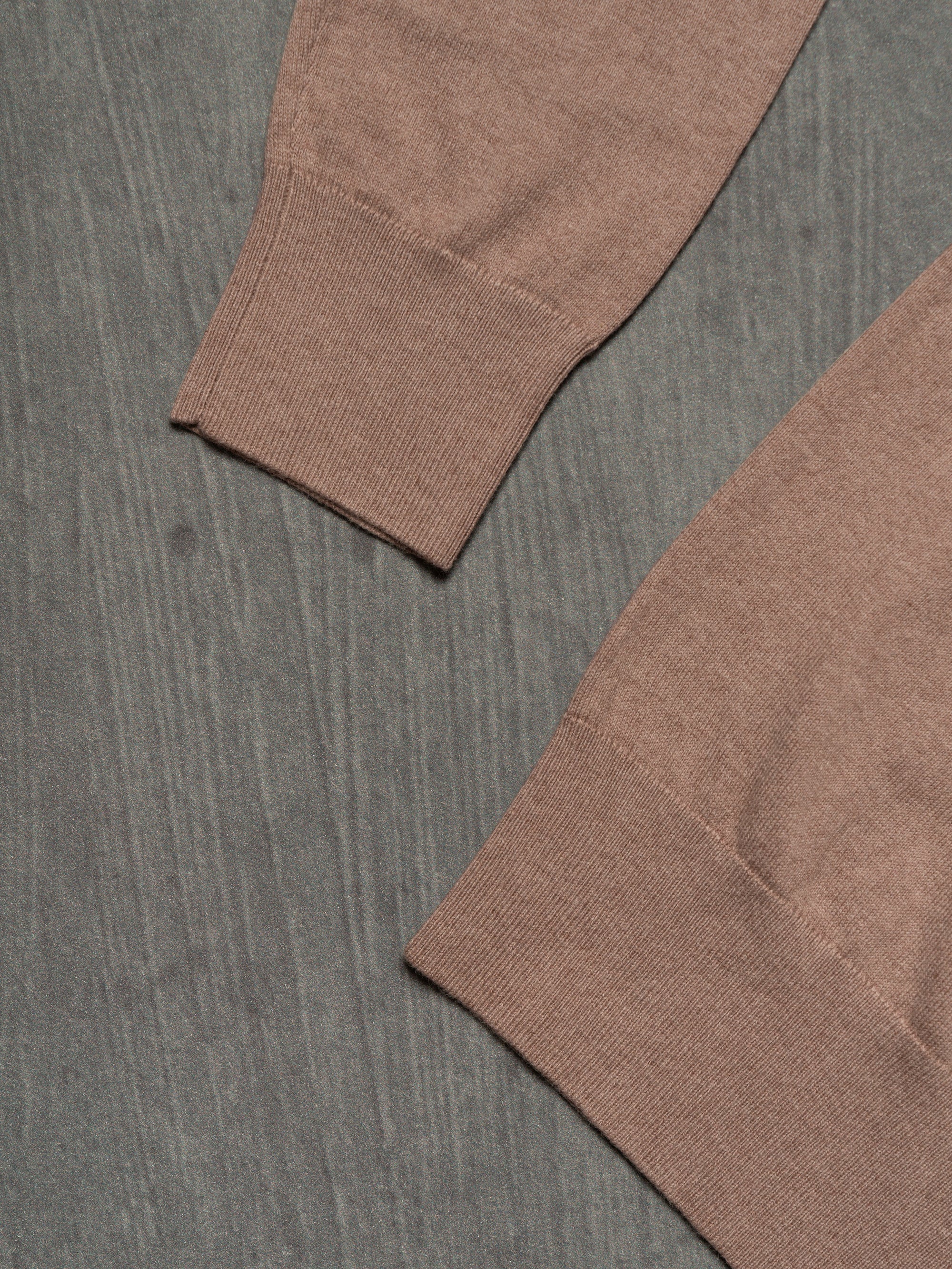 Pinky Camel Long Sleeve Crew Neck Jumper