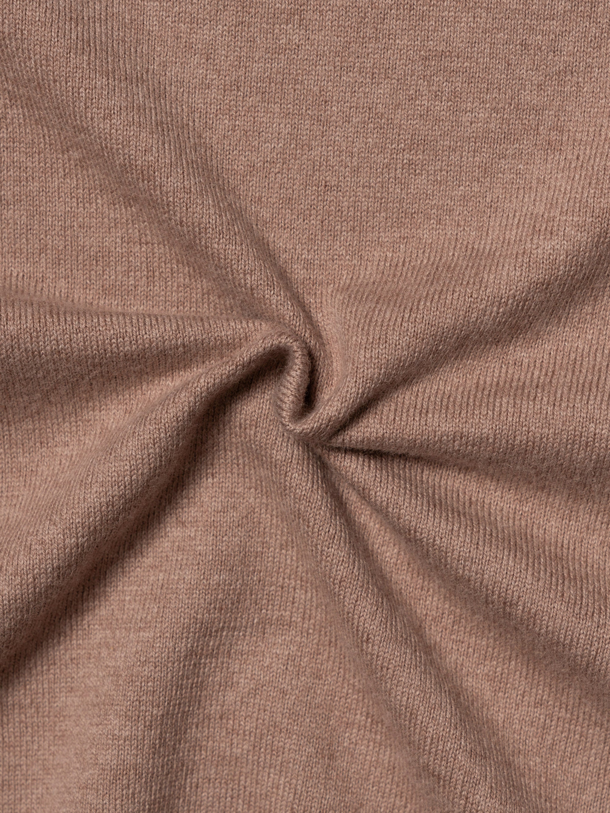 Pinky Camel Long Sleeve Crew Neck Jumper