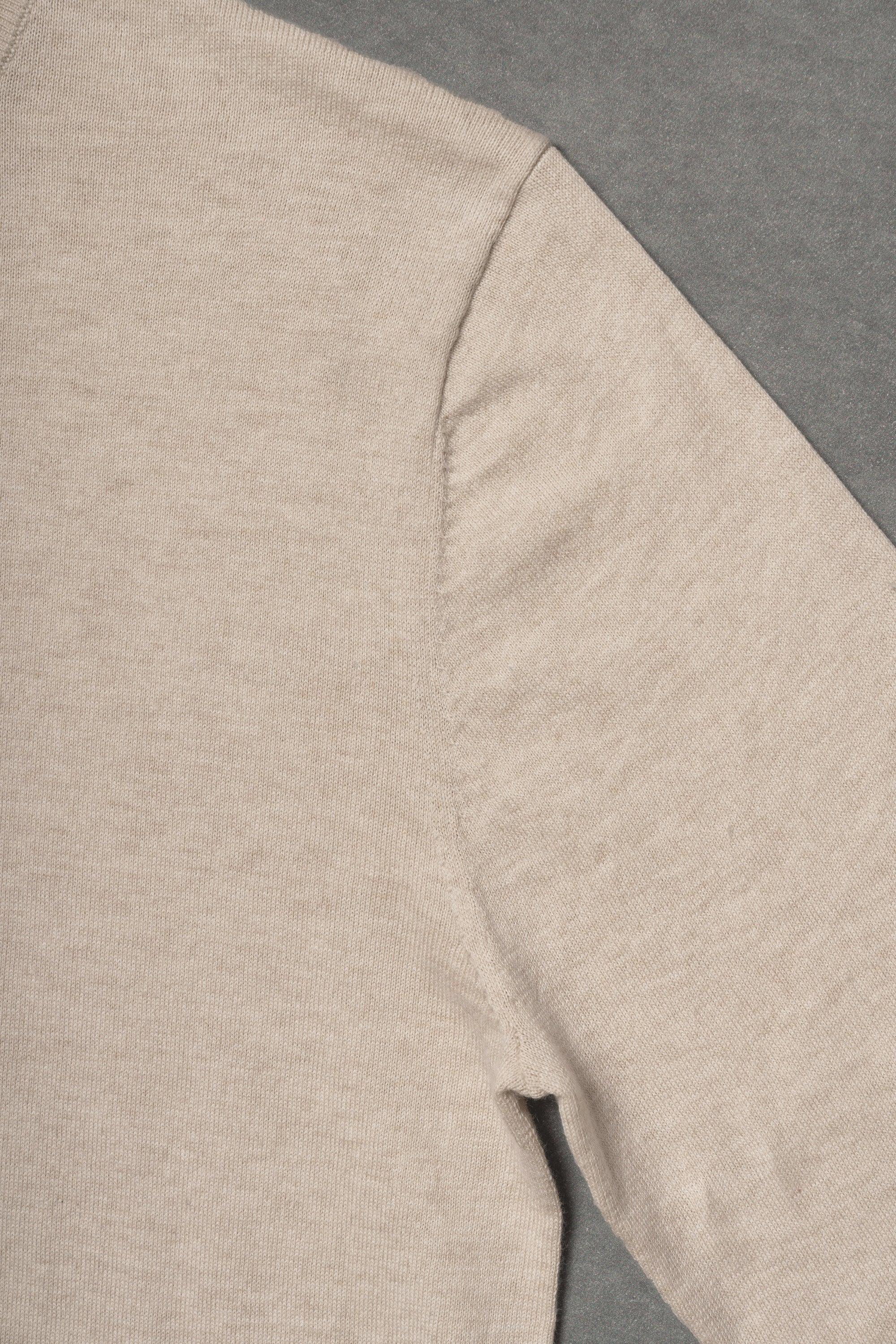 Cream Mock Neck Jumper