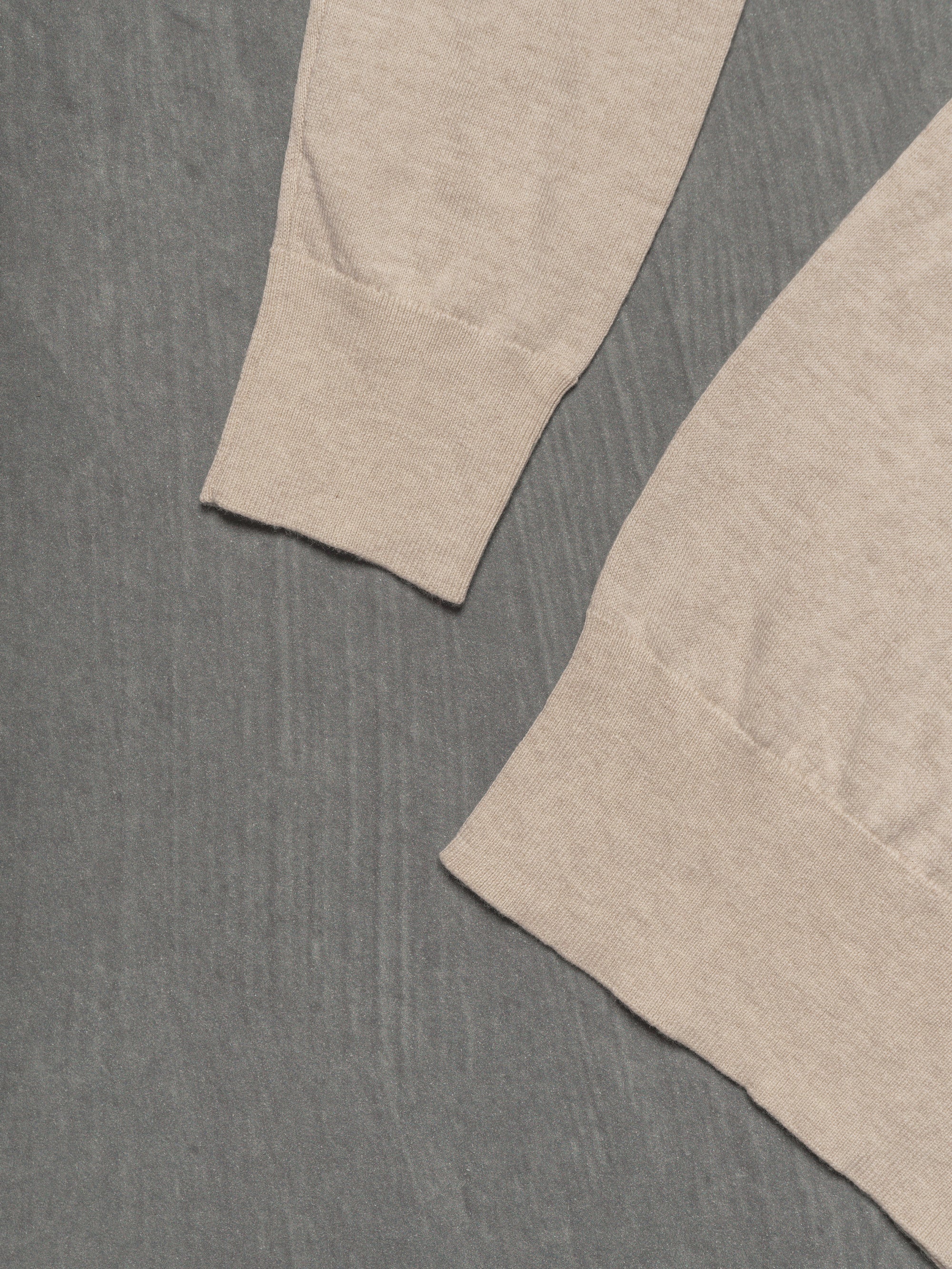 Cream Mock Neck Jumper