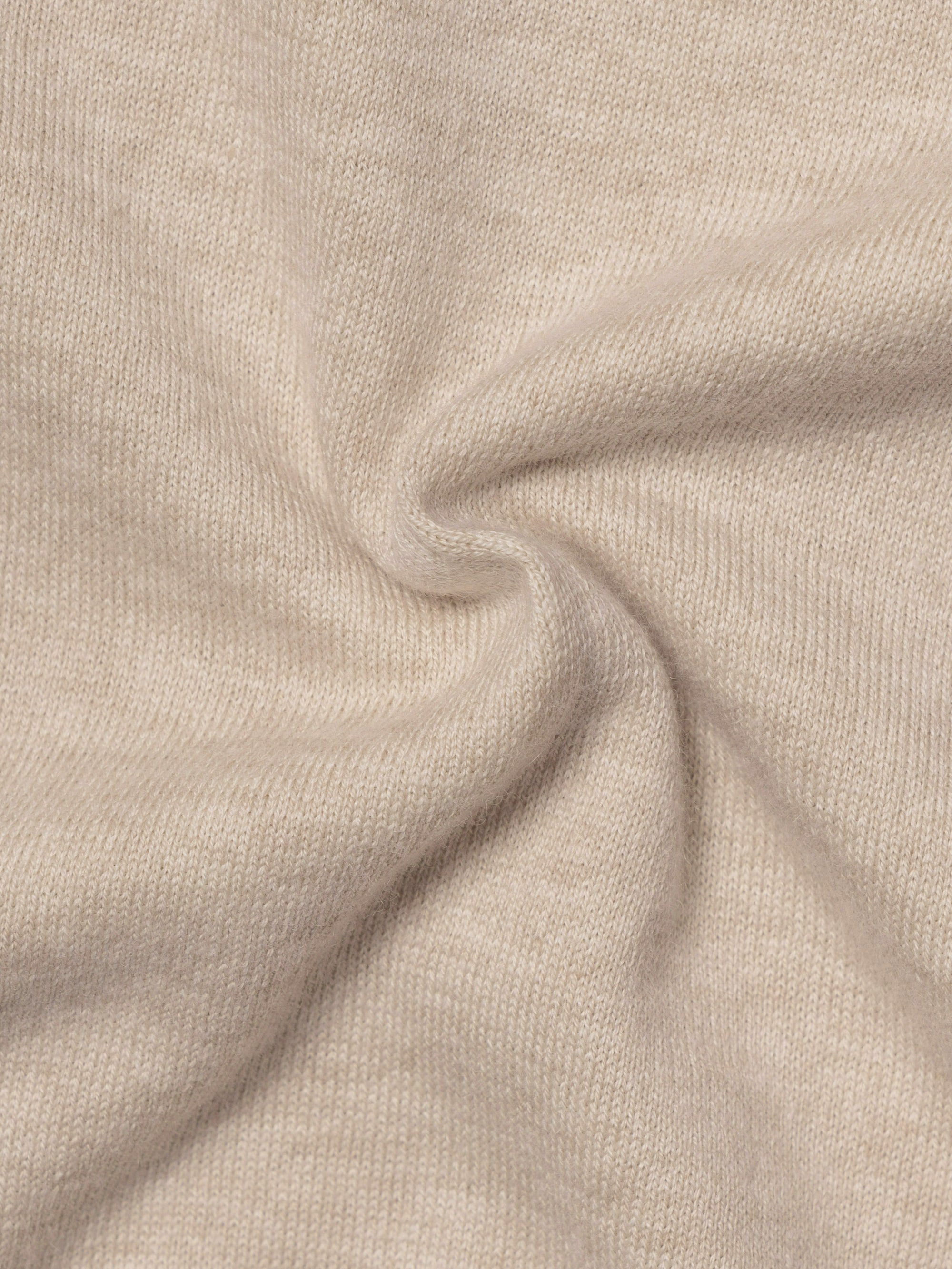 Cream Mock Neck Jumper