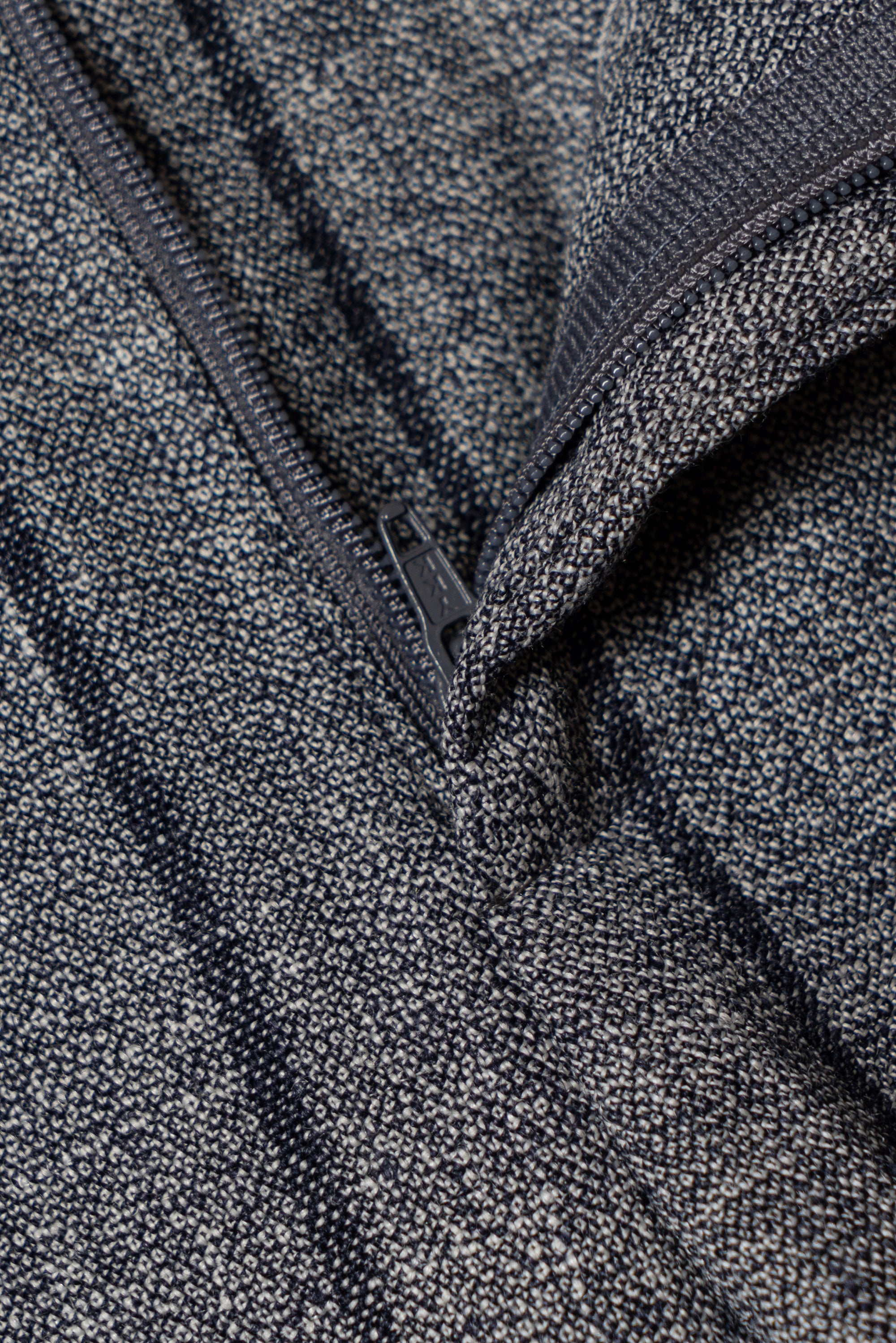 MTO Snow Grey Stripe Wool Linen Suit